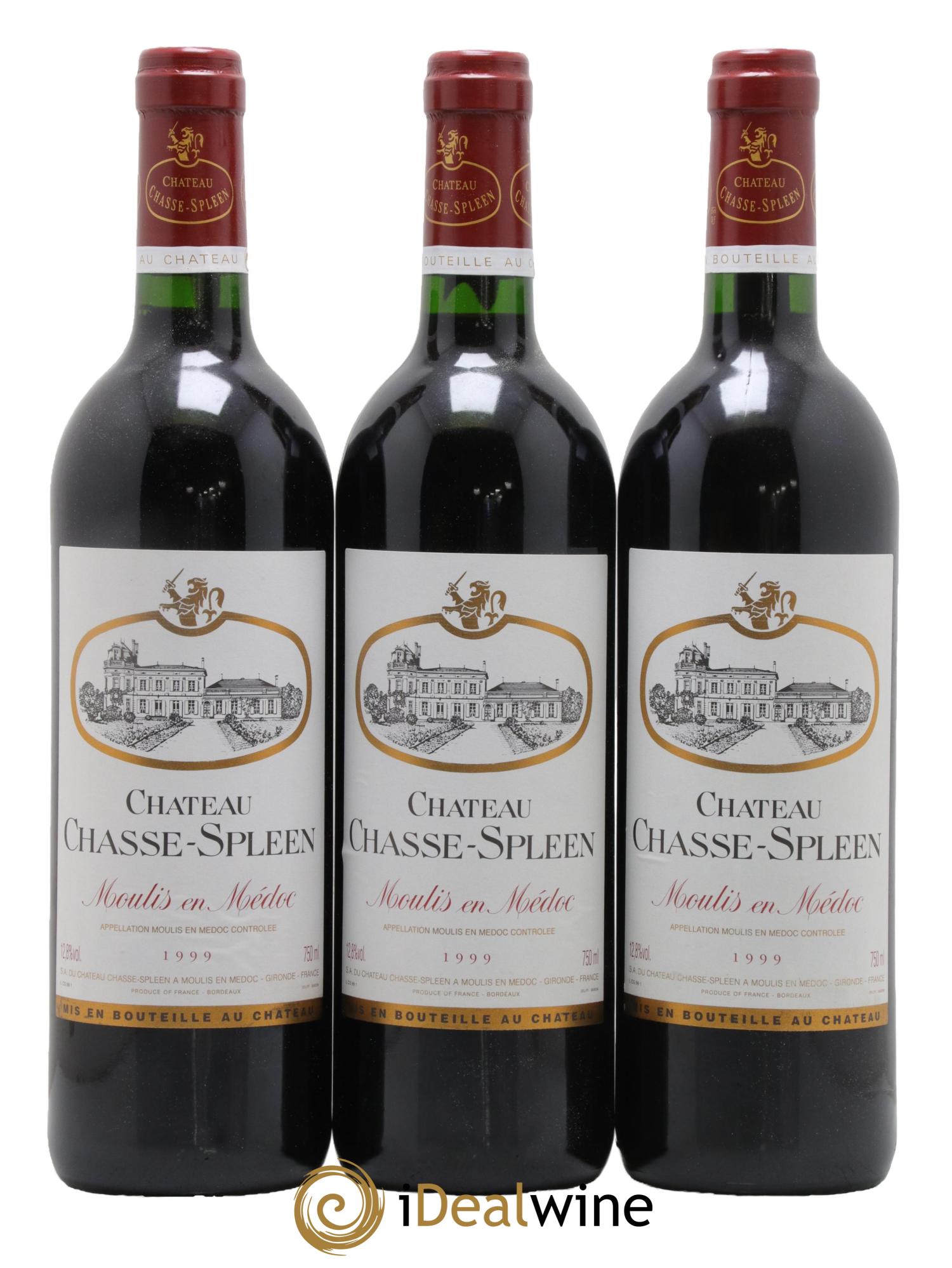 Château Chasse Spleen 1999 - Lot de 12 bouteilles - 1