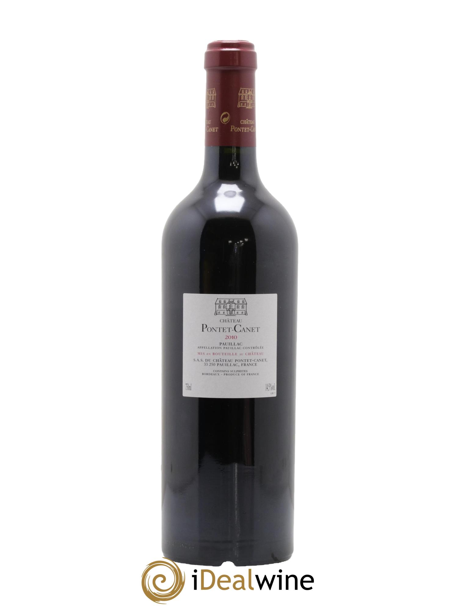 Château Pontet Canet 5ème Grand Cru Classé 2010 - Lotto di 1 bottiglia - 1