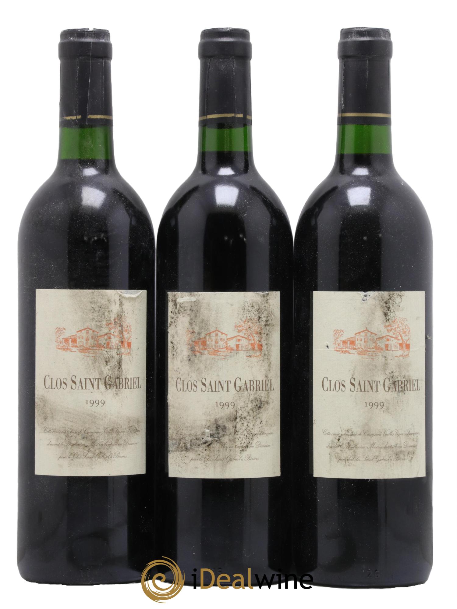 Divers Vin de Pays de la Vallee du Paradis Clos Saint Gabriel 1999 - Lotto di 3 bottiglie - 0