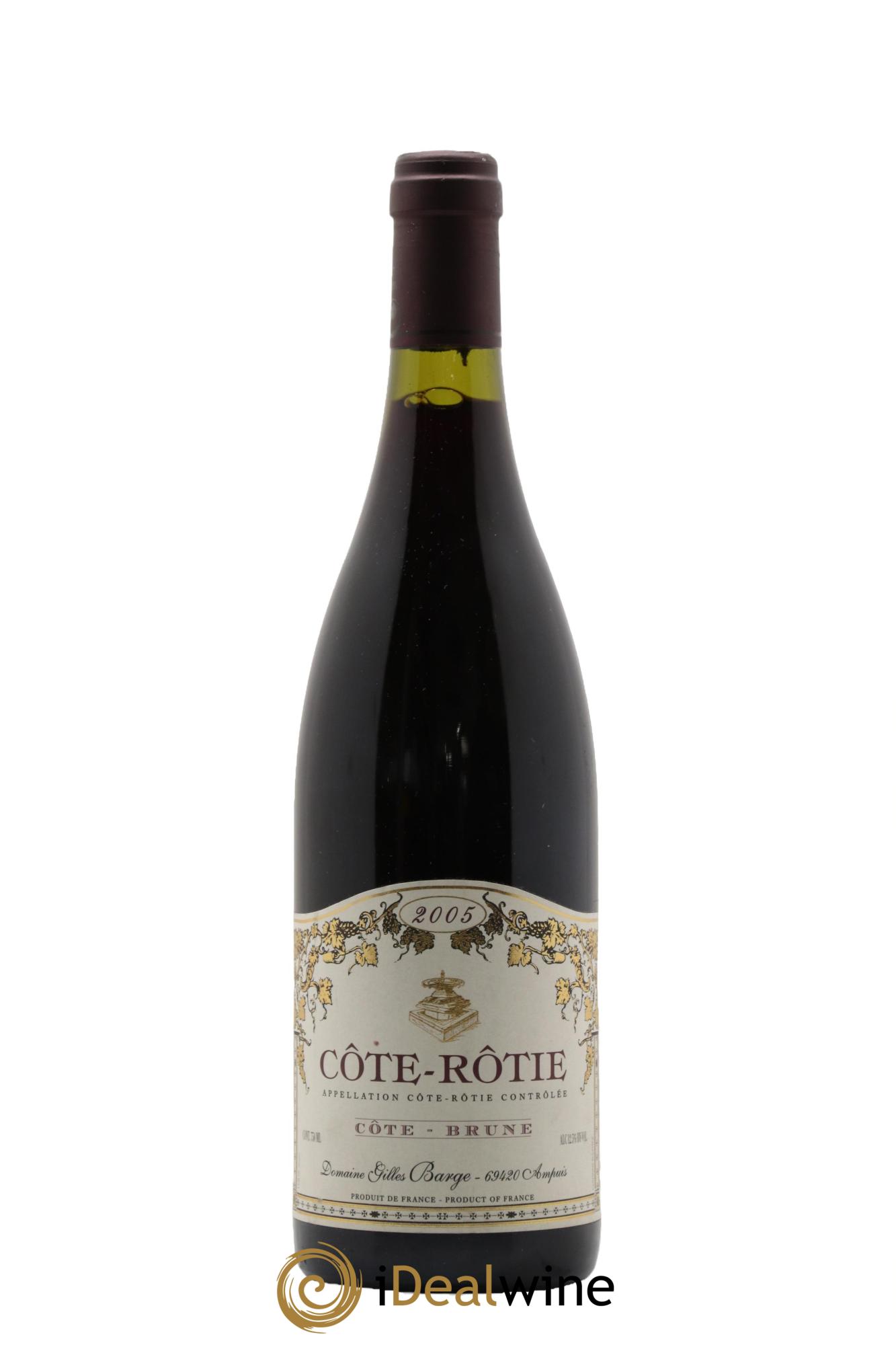 Côte-Rôtie Côte-Brune Barge (Domaine) 2005 - Posten von 1 Flasche - 0