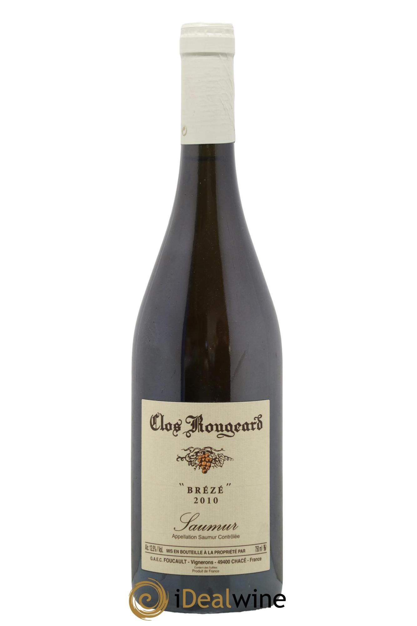 Saumur Brézé Clos Rougeard 2010 - Lot de 1 bouteille - 0