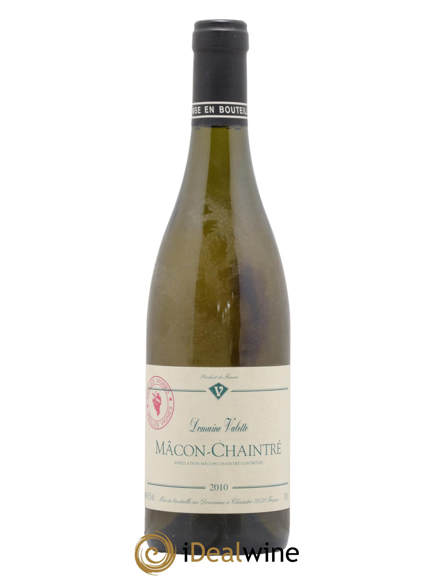 Mâcon Chaintré  Vieilles Vignes Valette (Domaine) 2010 - Lot de 1 bouteille - 0