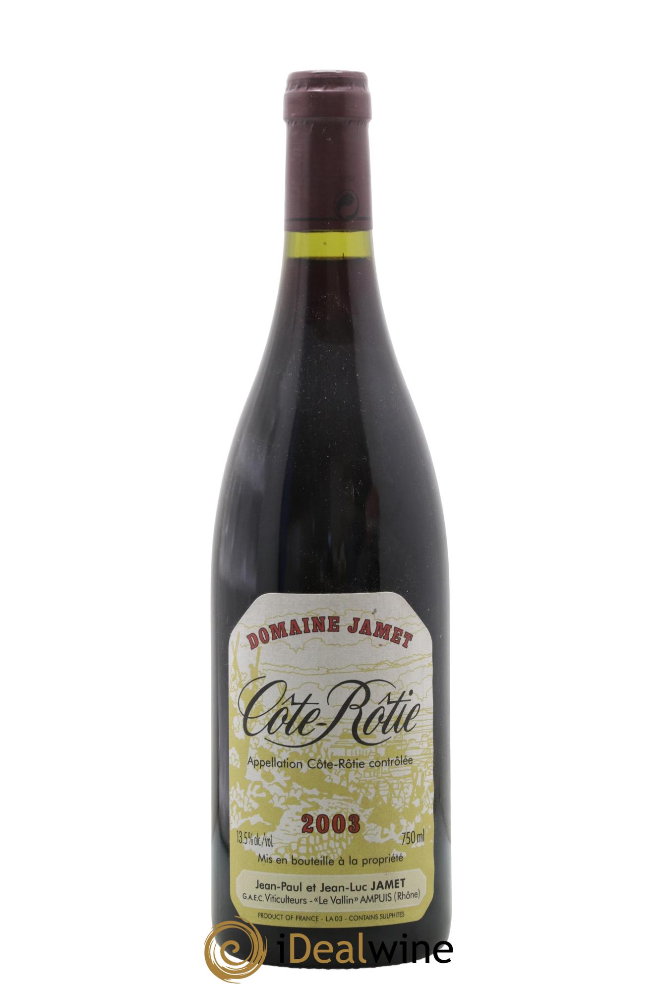 Côte-Rôtie Jamet (Domaine) 2003 - Lotto di 1 bottiglia - 0