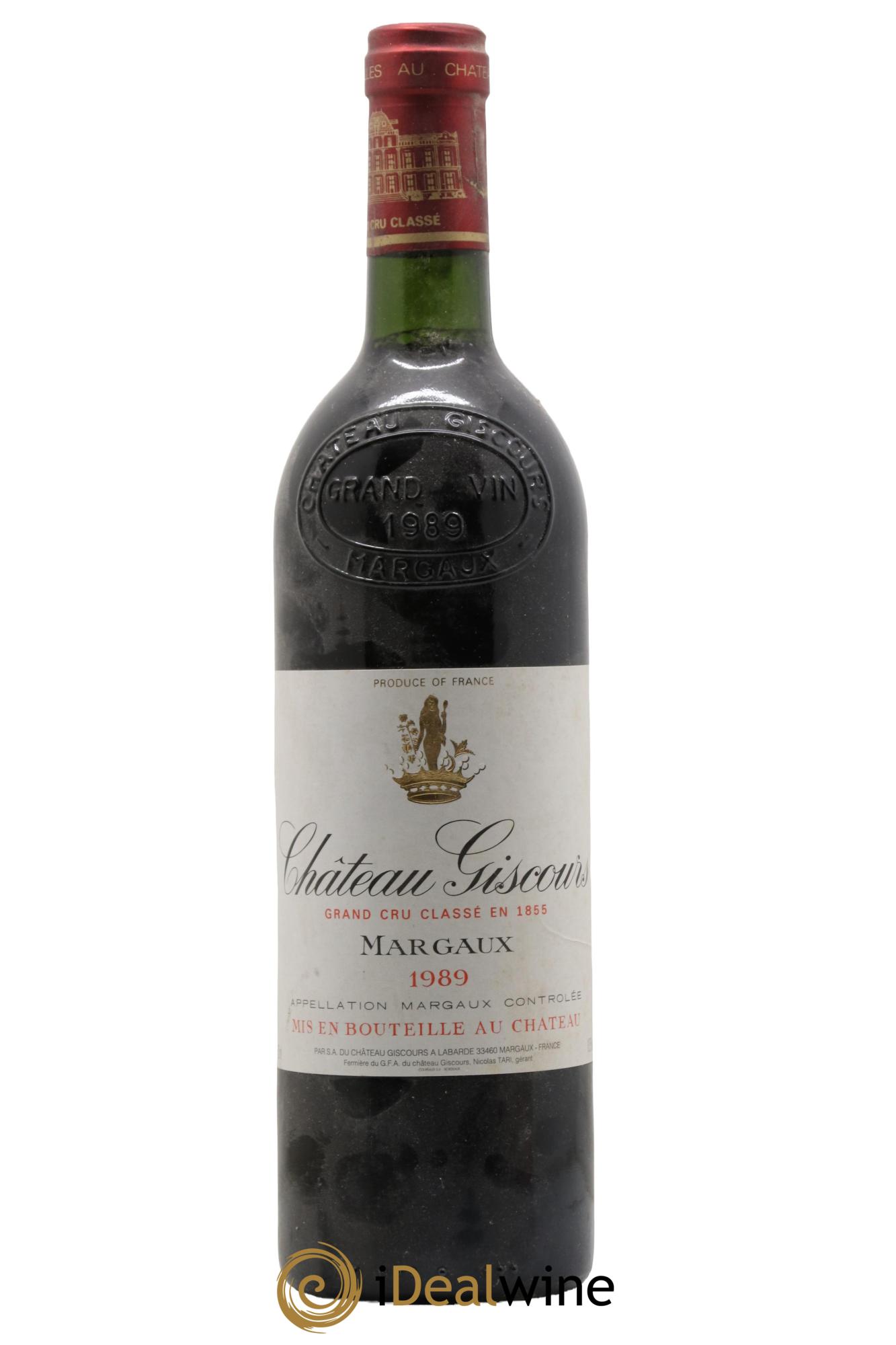 Château Giscours 3ème Grand Cru Classé 1989 - Lot de 1 bouteille - 0