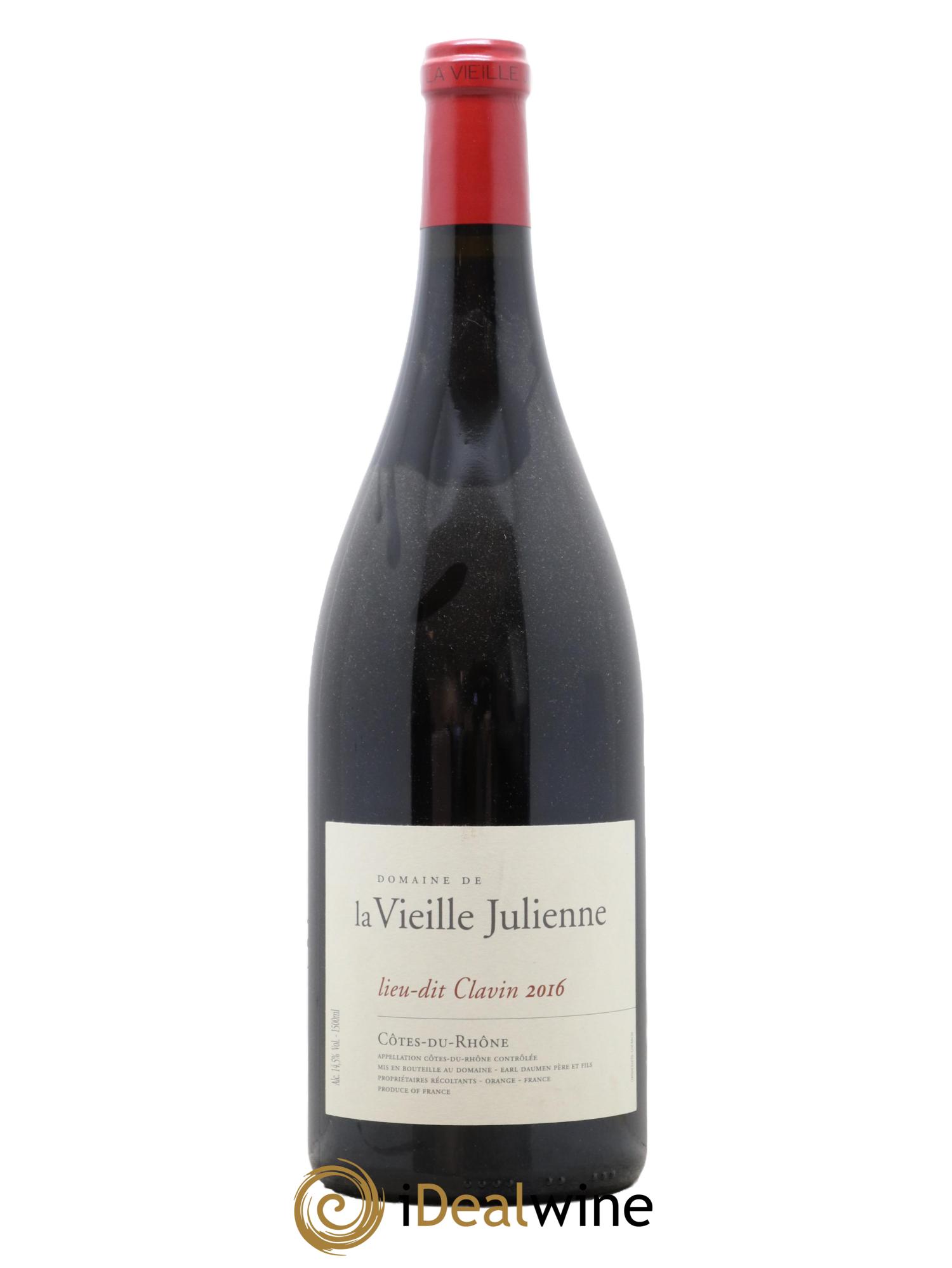 Côtes du Rhône Vieille Julienne (Domaine de la) Lieu-dit Clavin Jean-Paul Daumen 2016 - Posten von 1 Magnum - 0