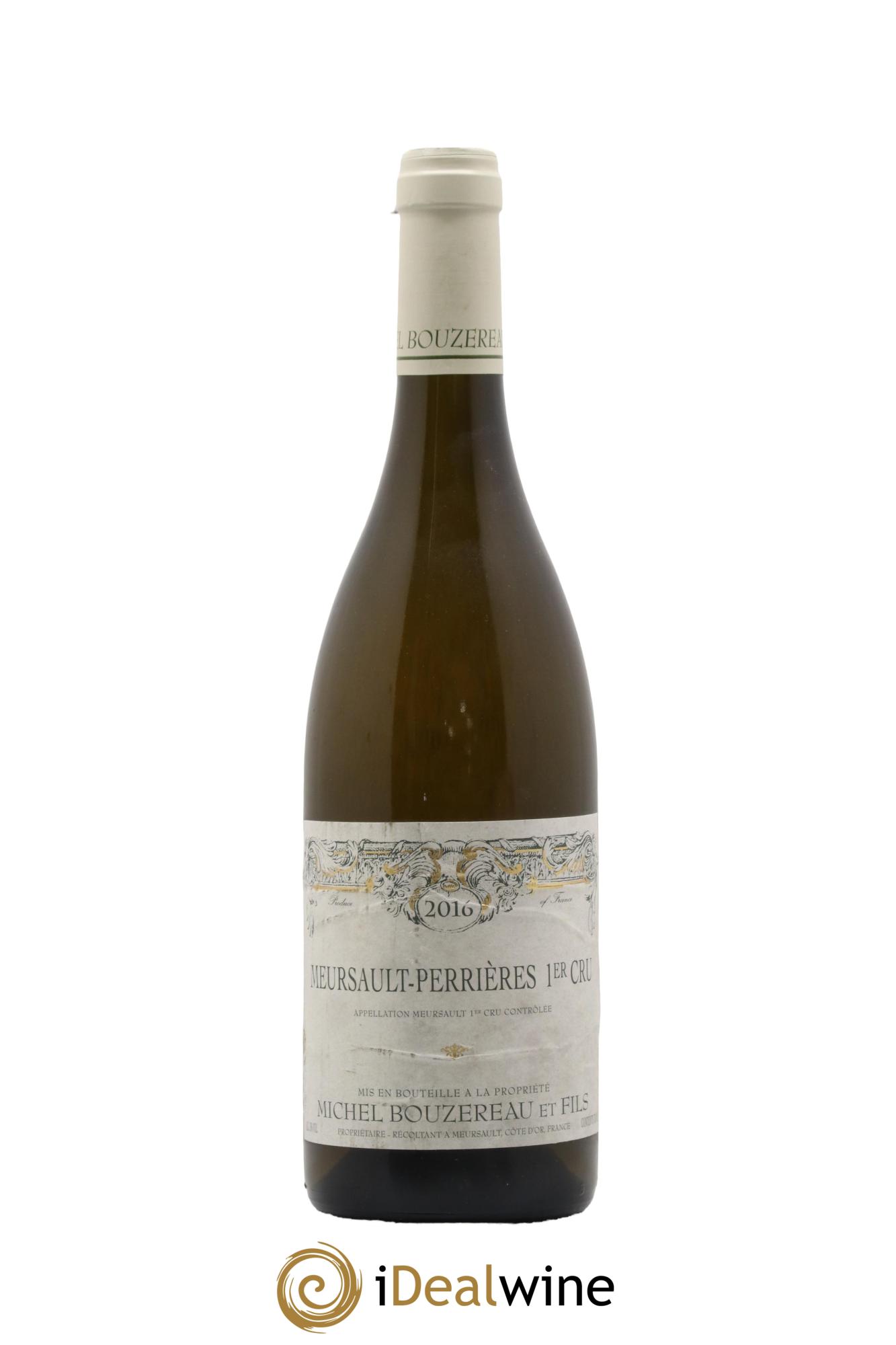 Meursault 1er Cru Perrières Michel Bouzereau et Fils (Domaine) 2016 - Lot de 1 bouteille - 0