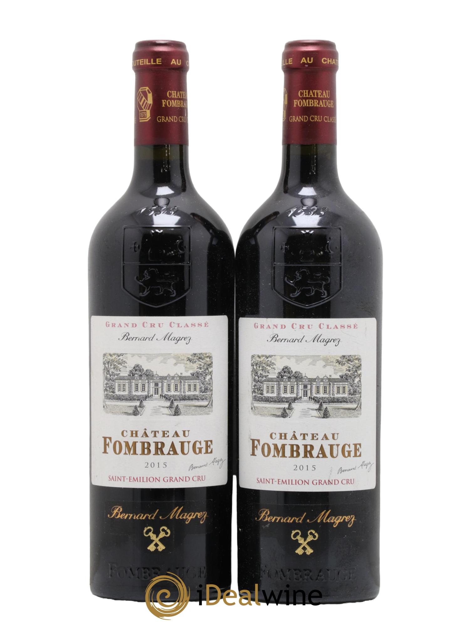 Château Fombrauge Grand Cru Classé  2015 - Lot de 2 bouteilles - 0