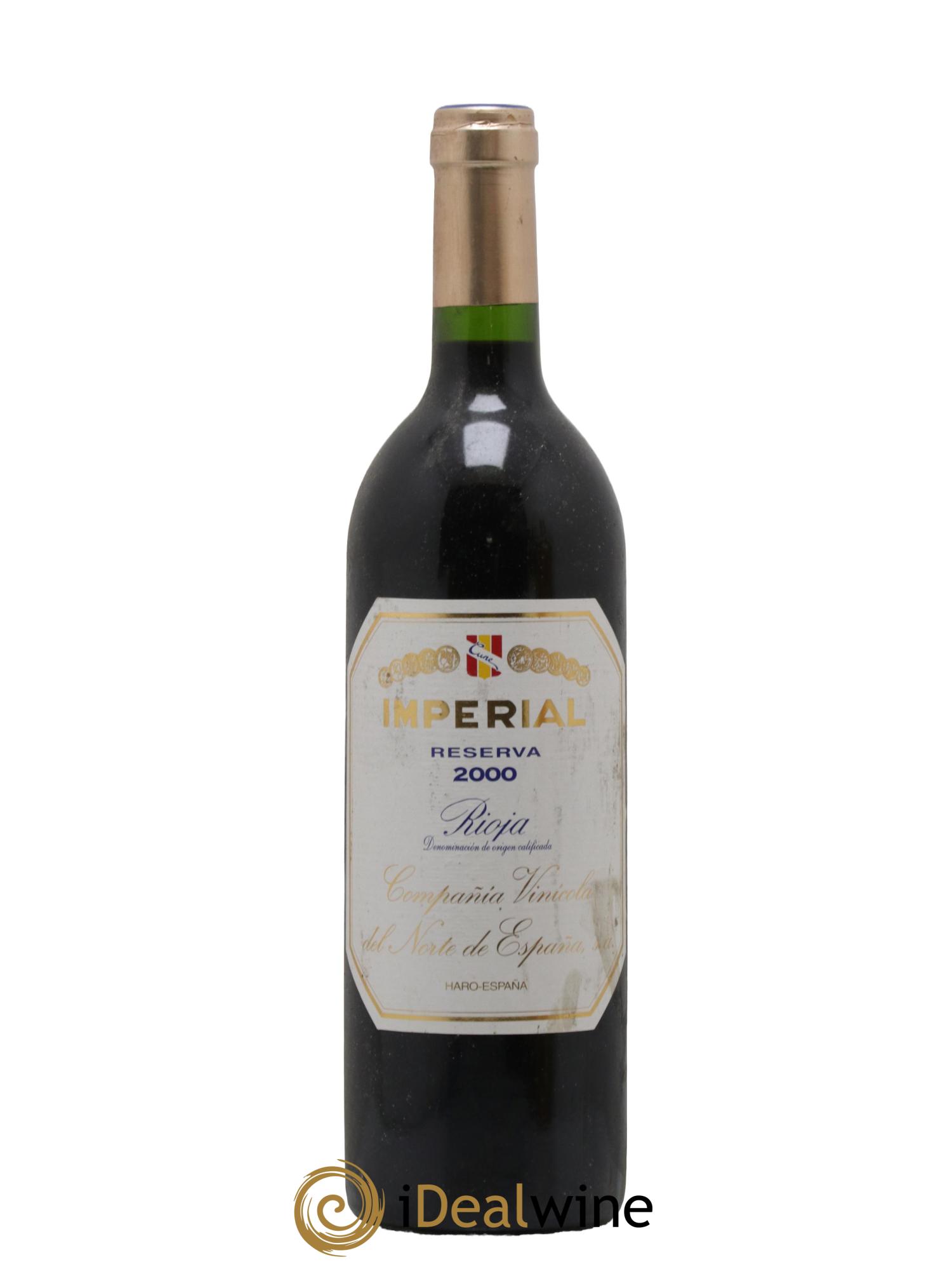 Rioja DOCA Imperial Compania Vinicola del Norte de Espana 2000 - Posten von 1 Flasche - 0