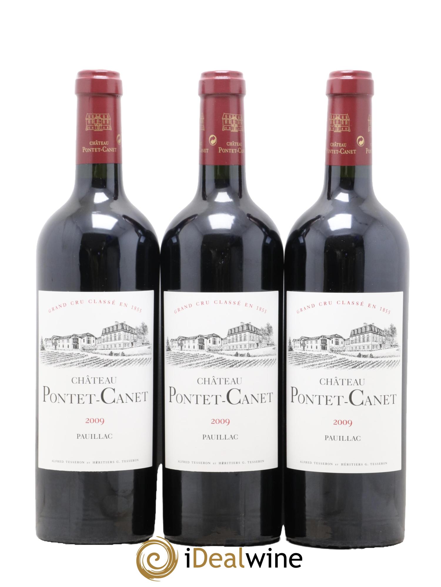 Château Pontet Canet 5ème Grand Cru Classé 2009 - Lotto di 6 bottiglie - 3