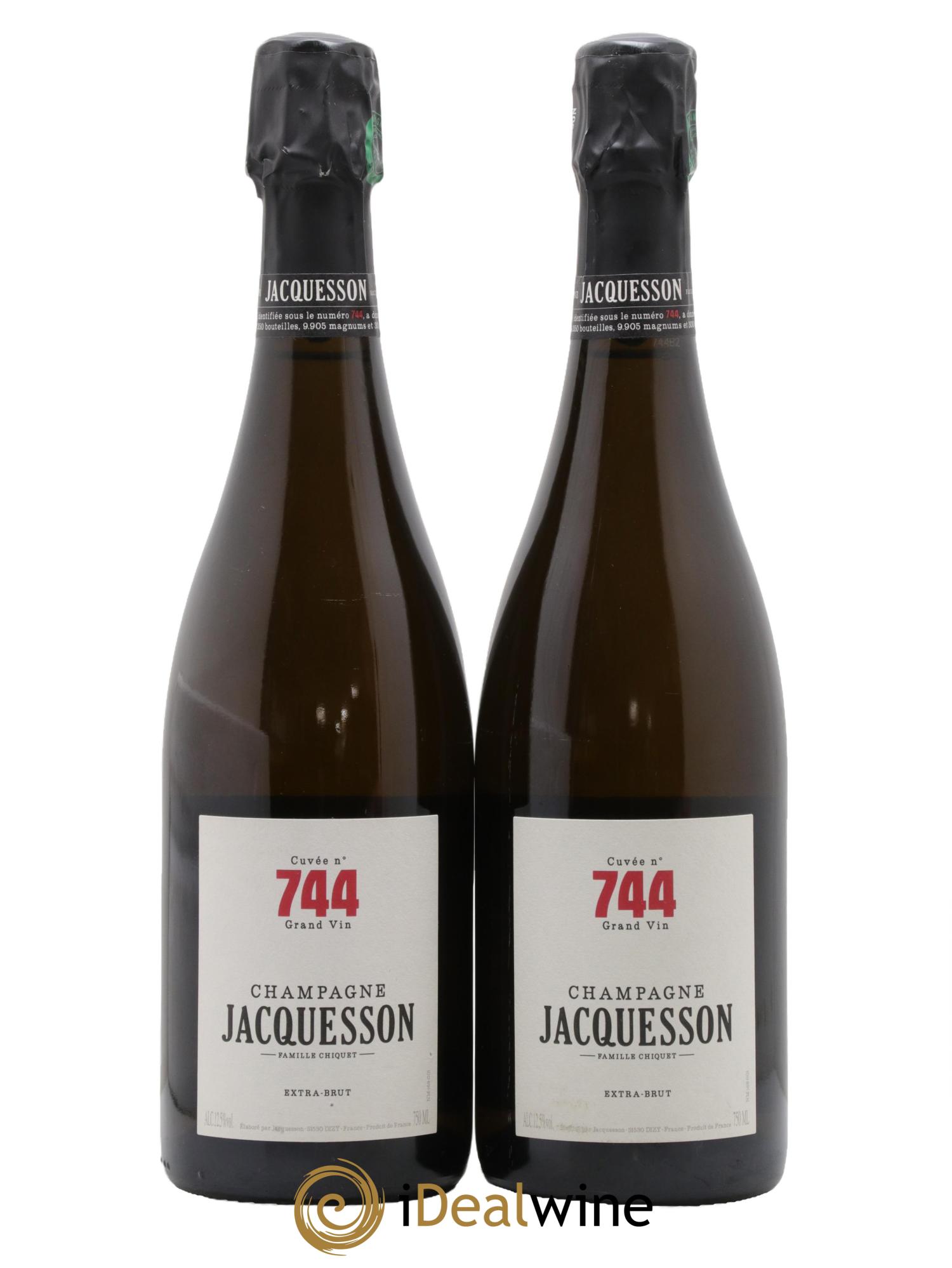 Cuvée 744 Jacquesson - Posten von 2 Flaschen - 0