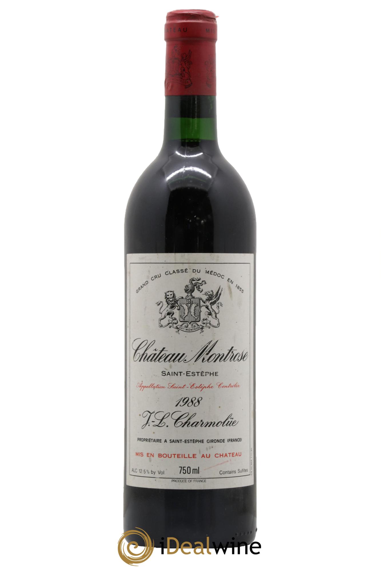 Château Montrose 2ème Grand Cru Classé 1988 - Lot de 1 bouteille - 0