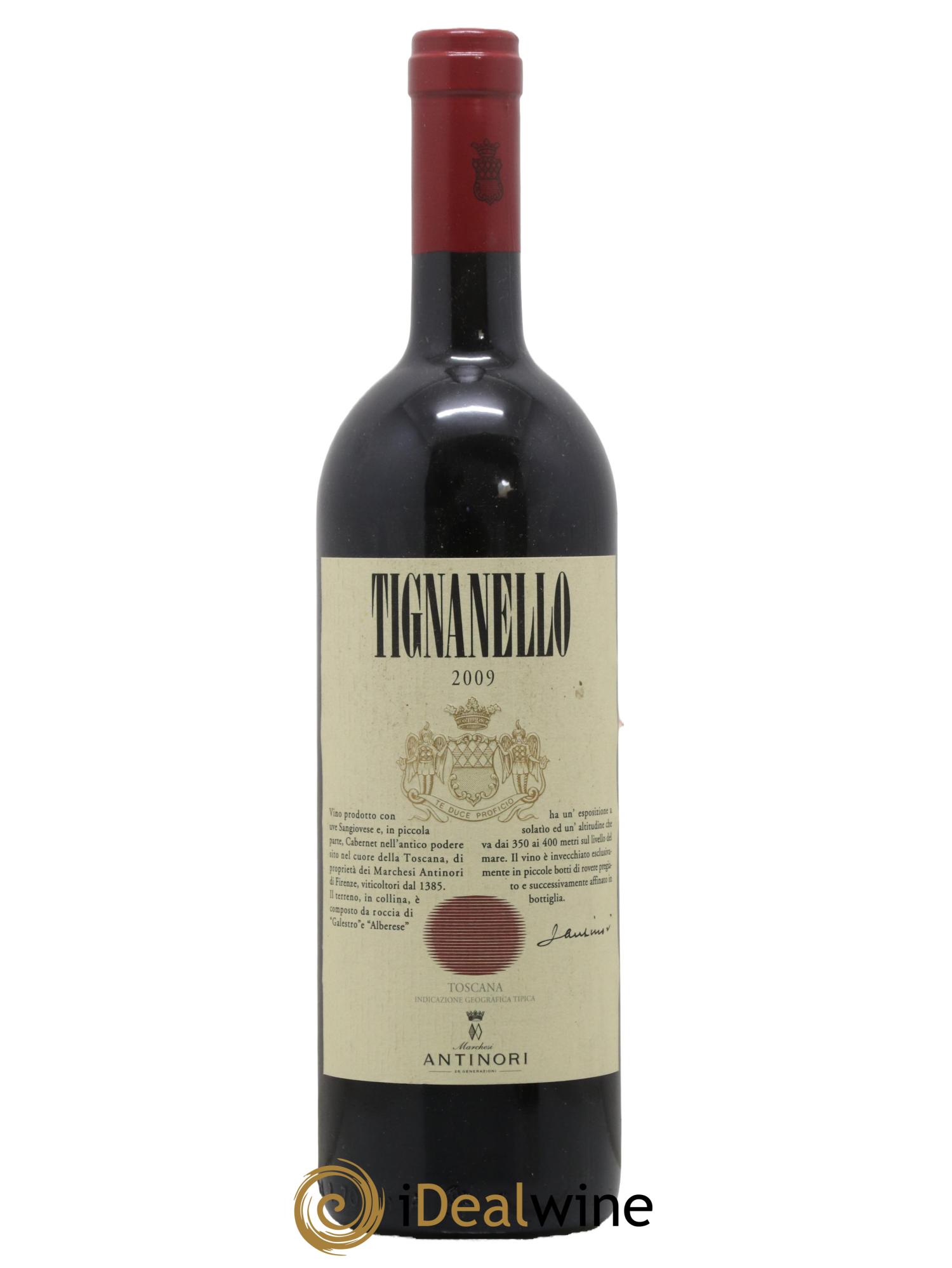 Toscana IGT Tignanello Tenuta Tignanello - Antinori 2009 - Lot of 1 bottle - 0