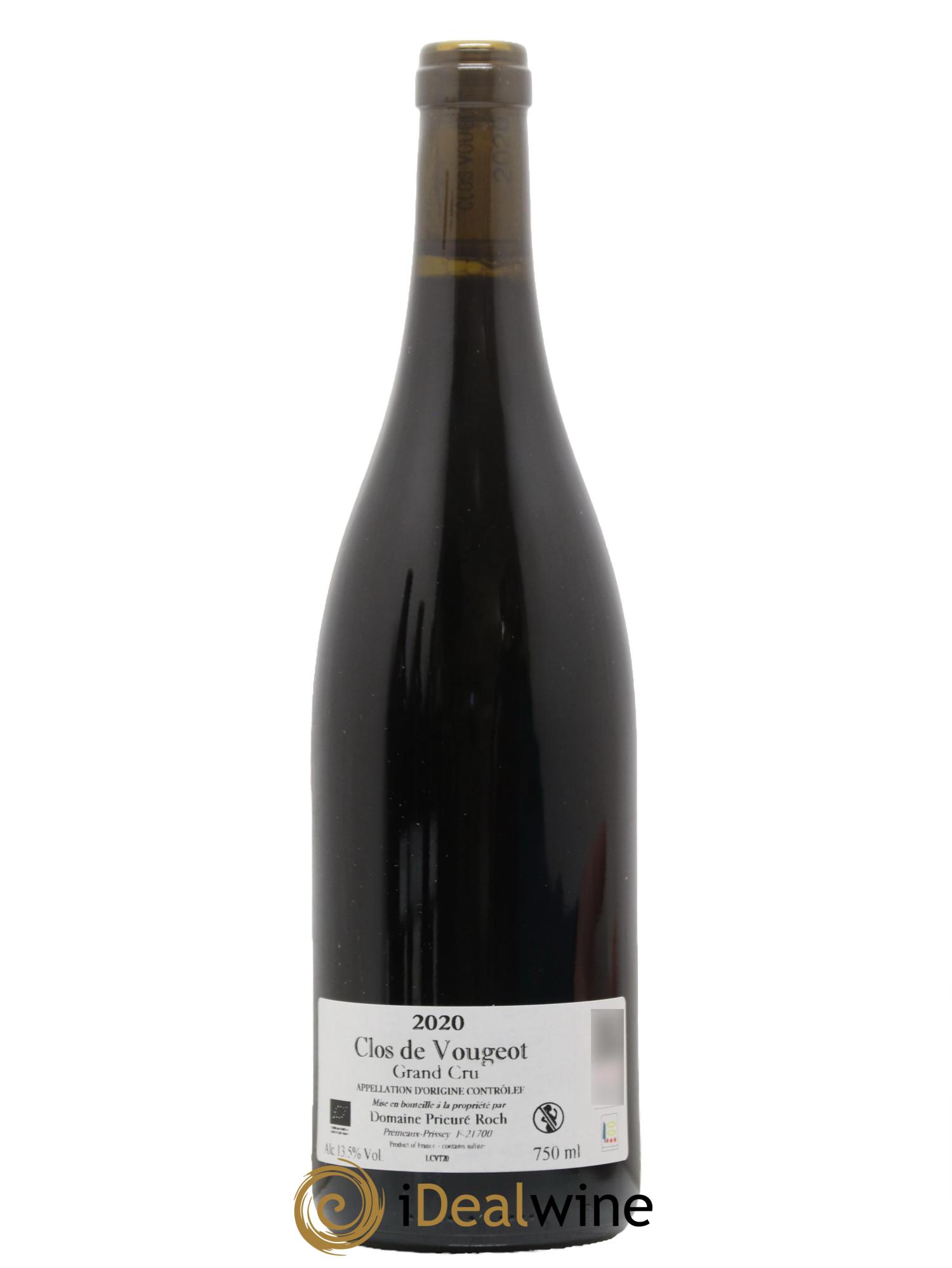 Clos de Vougeot Grand Cru Prieuré Roch 2020 - Lotto di 1 bottiglia - 1