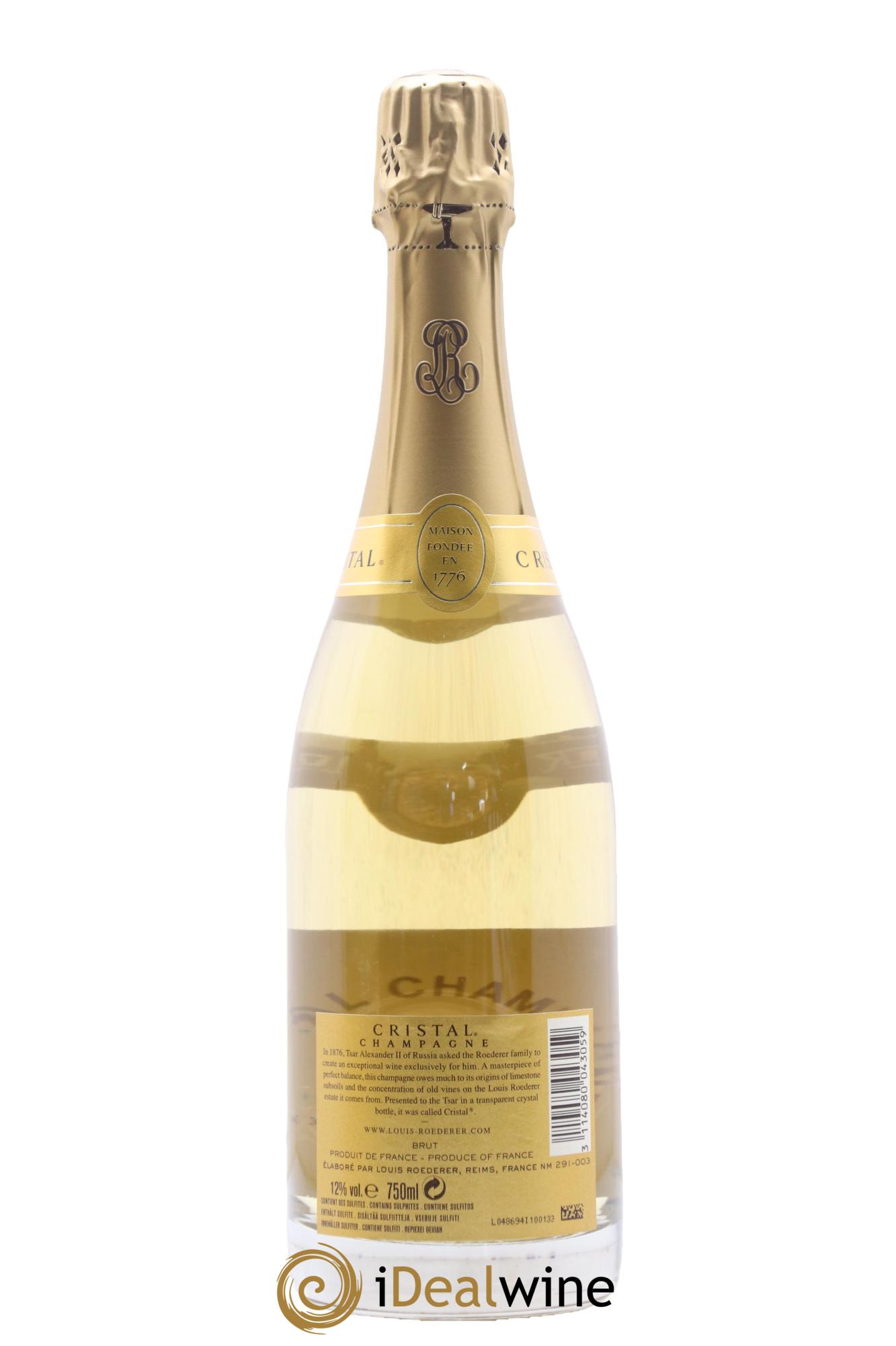 Cristal Louis Roederer 2008 - Lot de 1 bouteille - 2