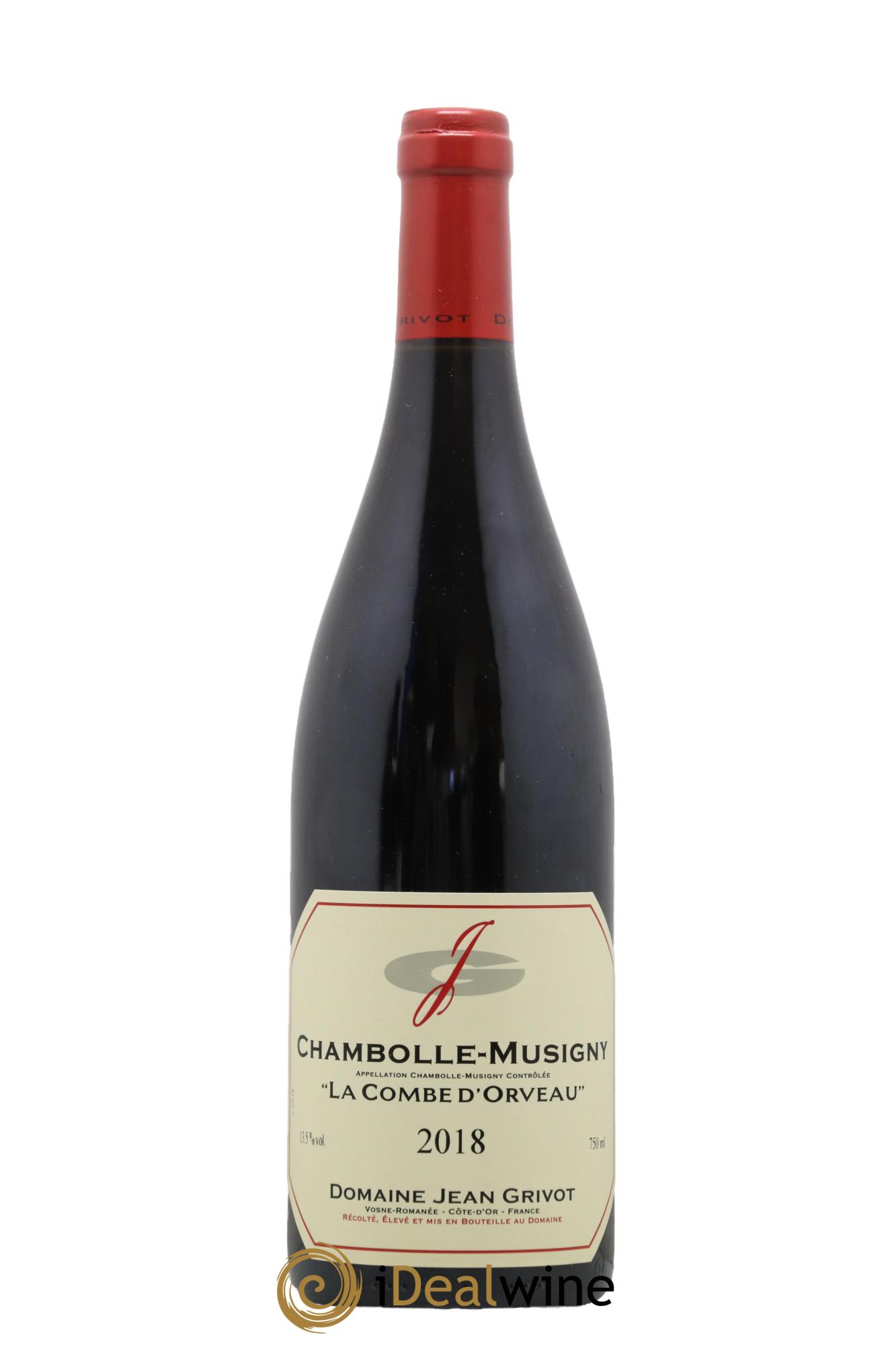 Chambolle-Musigny Combe d'Orveau Jean Grivot 2018 - Lot de 1 bouteille - 0