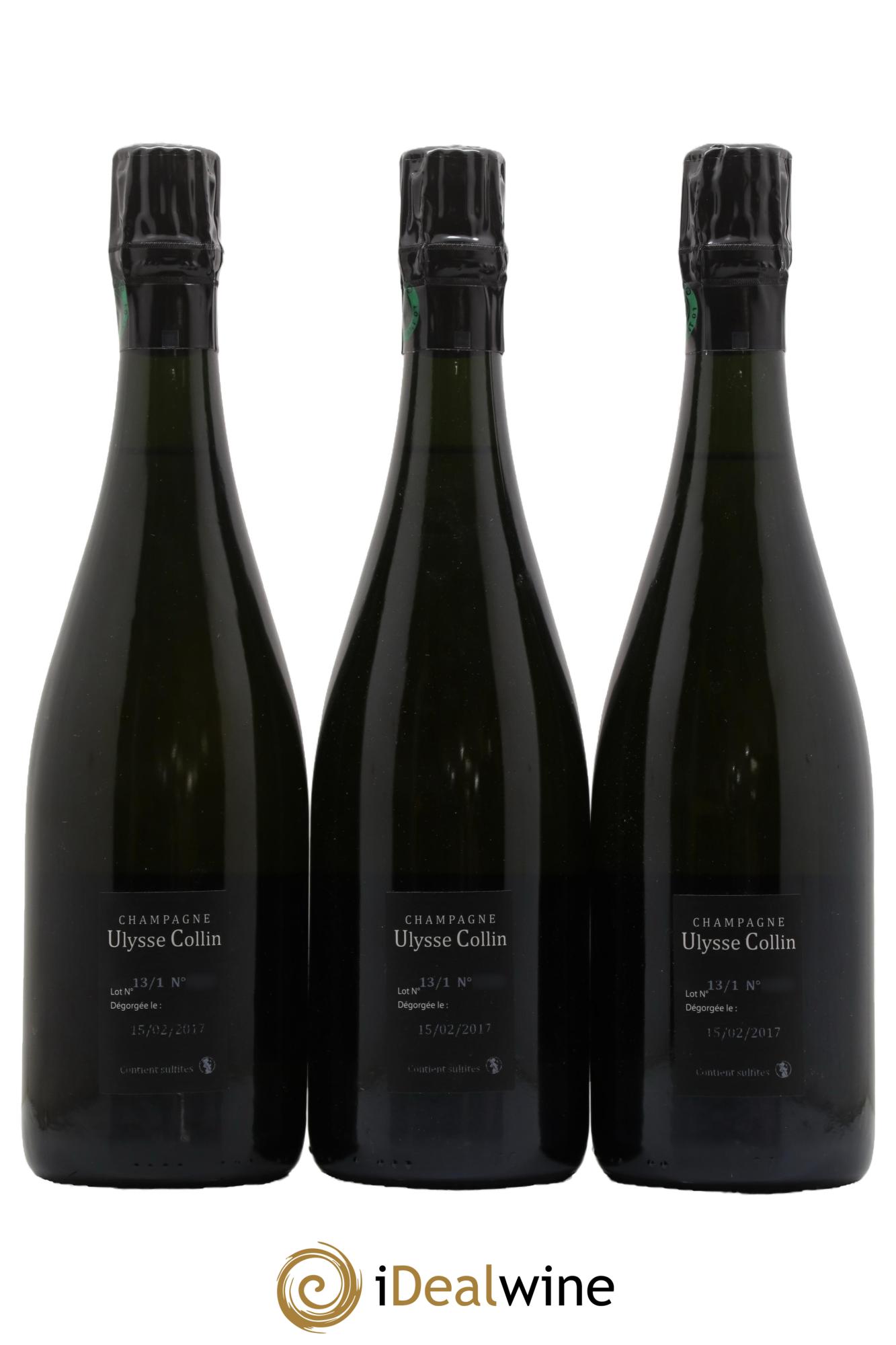 Les Maillons Blanc de Noirs Extra Brut Ulysse Collin - Lotto di 3 bottiglie - 1