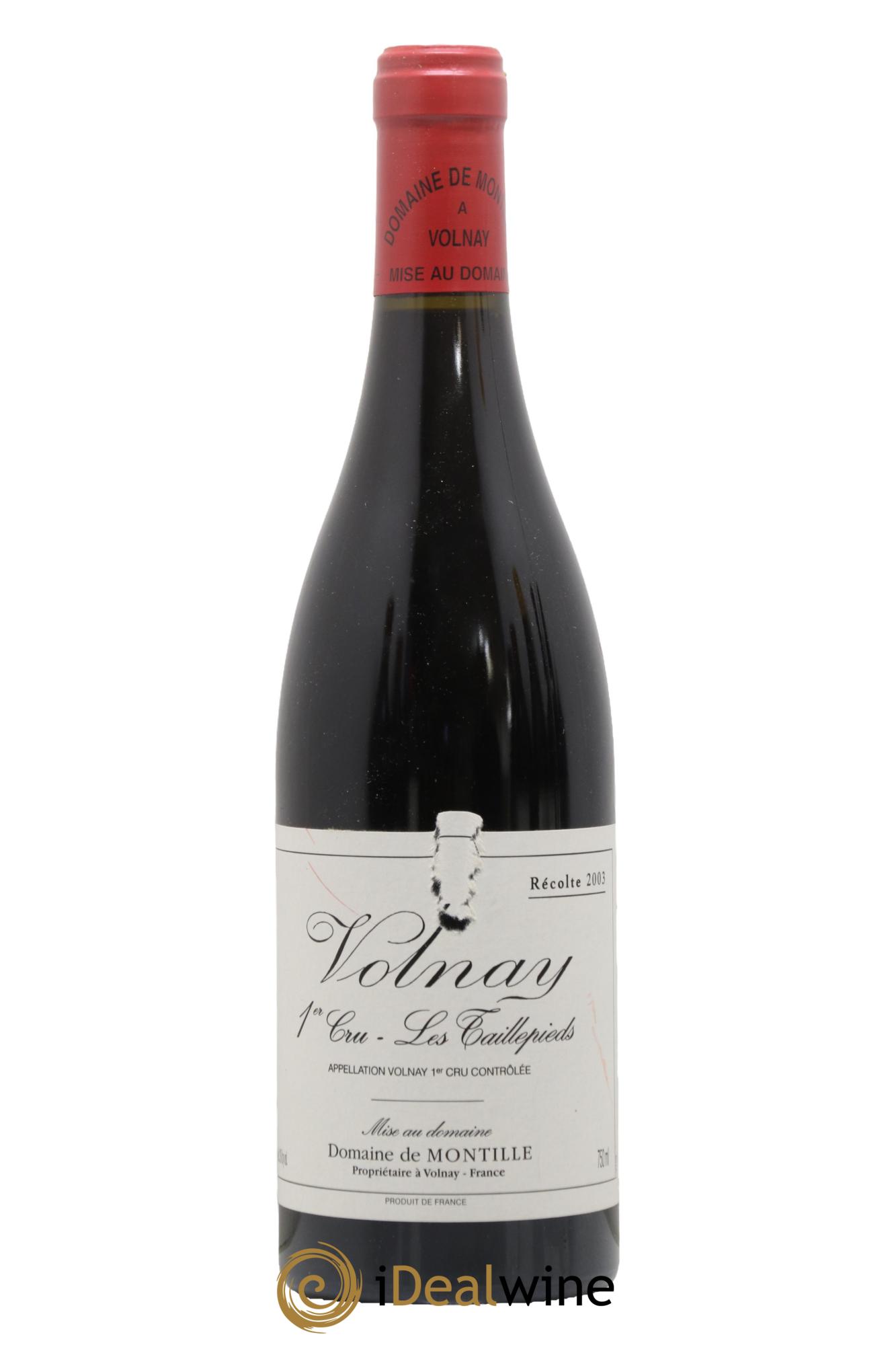 Volnay 1er Cru Les Taillepieds De Montille (Domaine) 2003 - Lot de 1 bouteille - 0