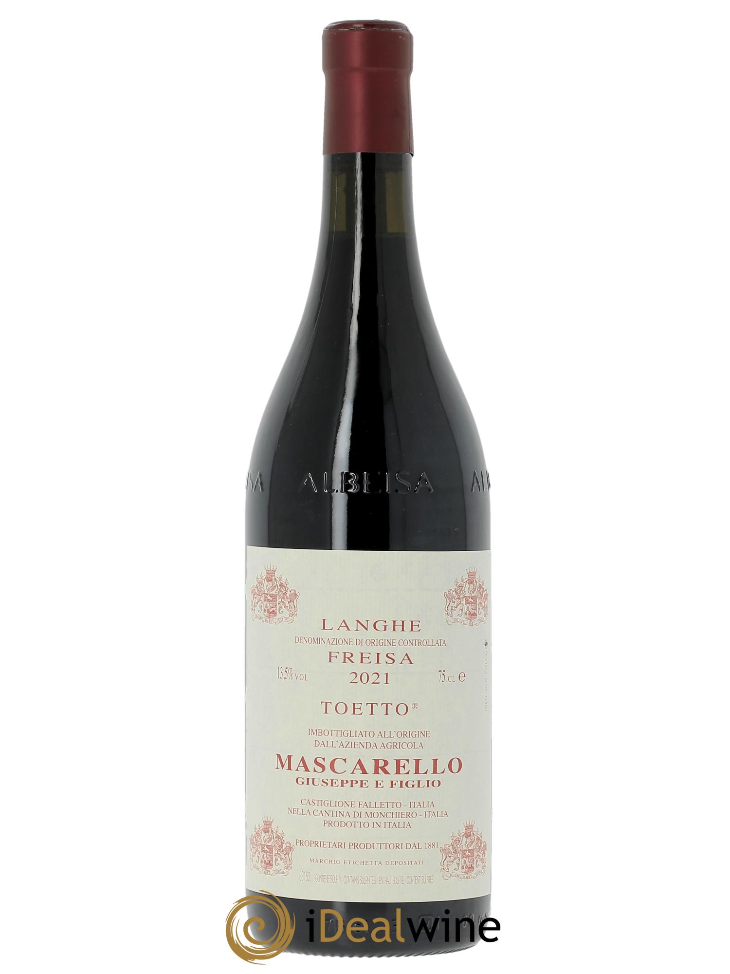 Langhe DOC Freisa Toetto Giuseppe Mascarello  2021 - Lot de 1 bouteille - 0