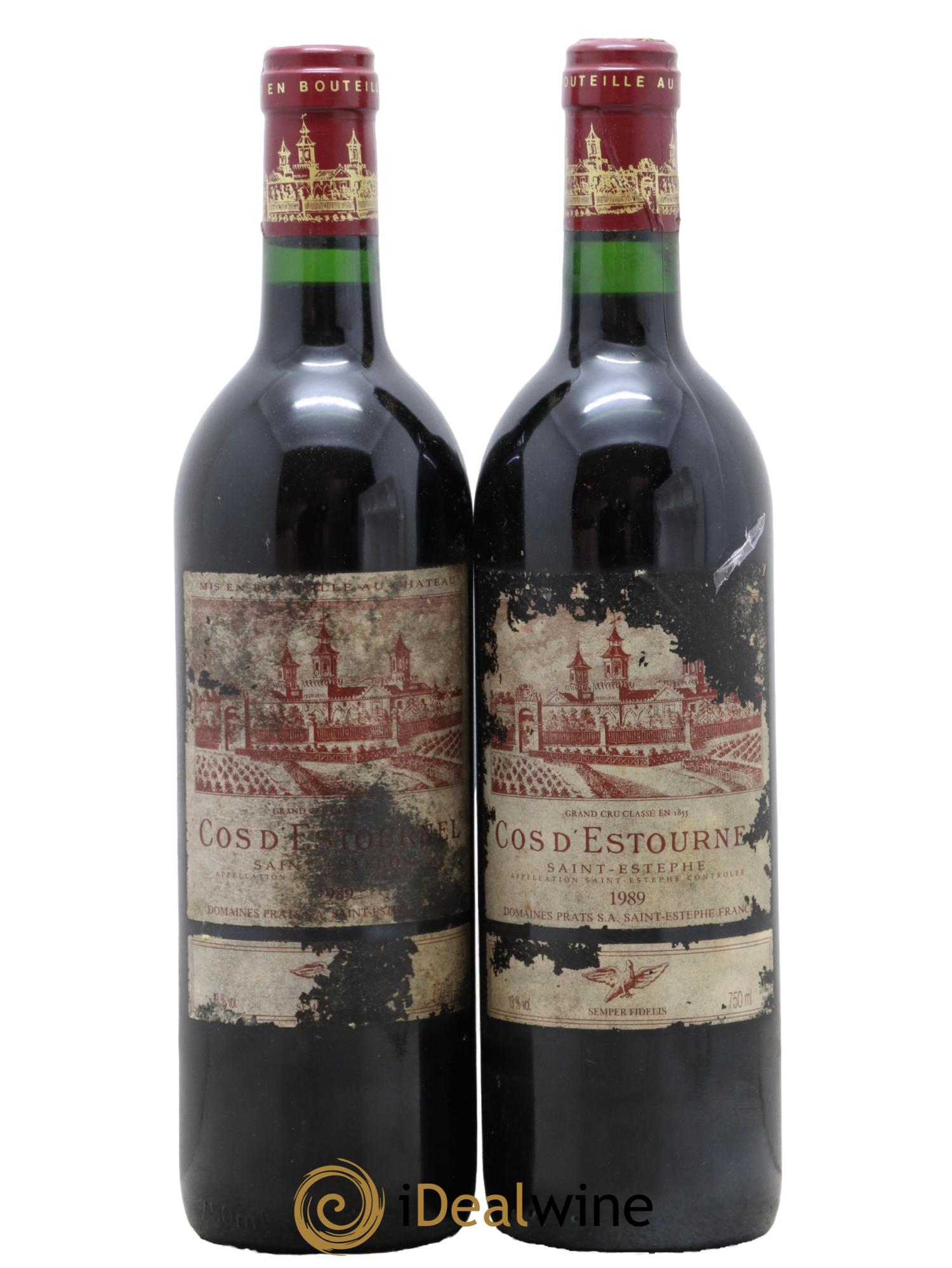 Cos d'Estournel 2ème Grand Cru Classé  1989 - Lot de 2 bouteilles - 0