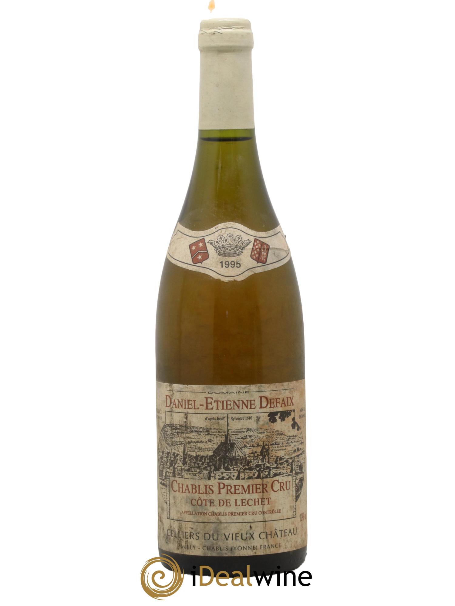 Chablis 1er Cru Côte de Léchet Domaine Daniel-Etienne Defaix 1995 - Lotto di 1 bottiglia - 0