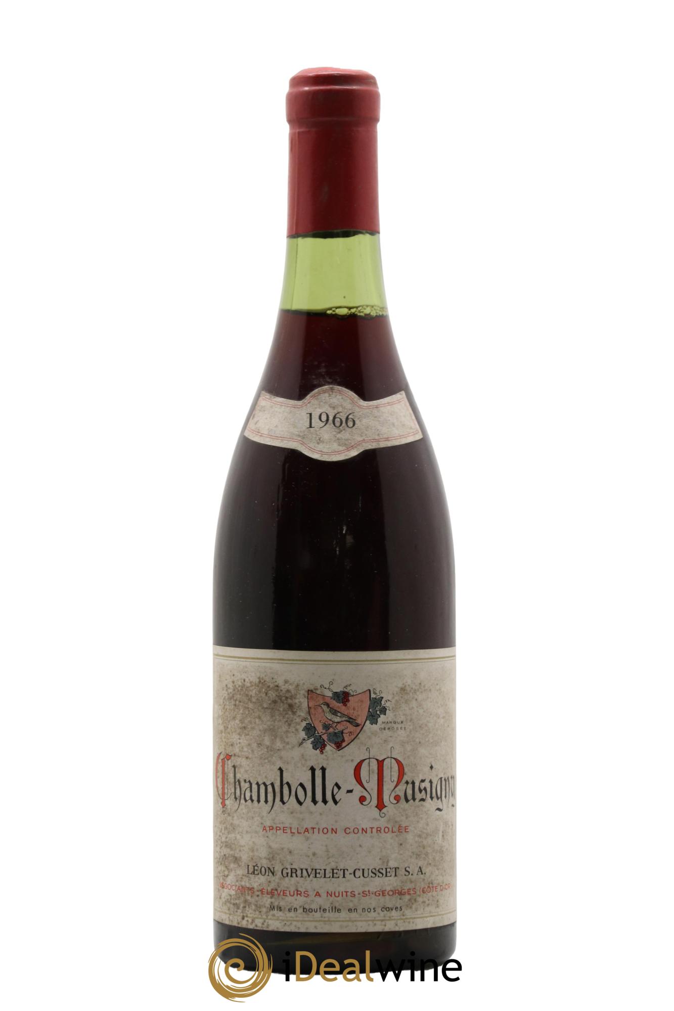 Chambolle-Musigny Domaine Grivelet-Cusset 1966 - Lotto di 1 bottiglia - 0