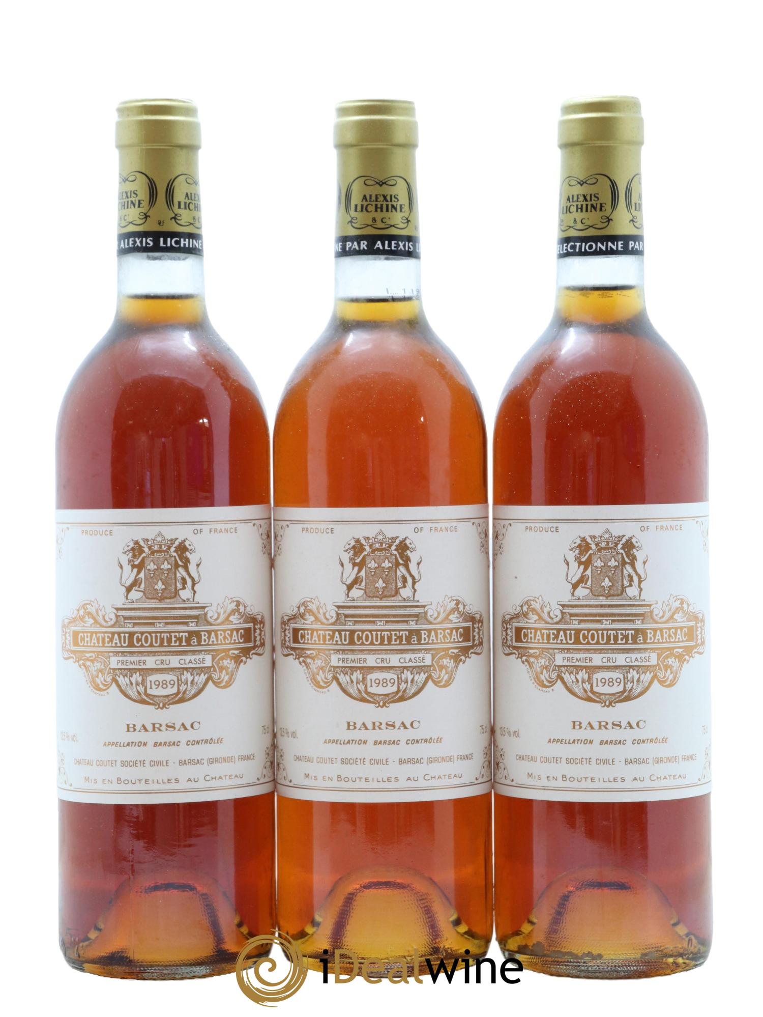 Château Coutet 1er Grand Cru Classé 1989 - Posten von 12 Flaschen - 4