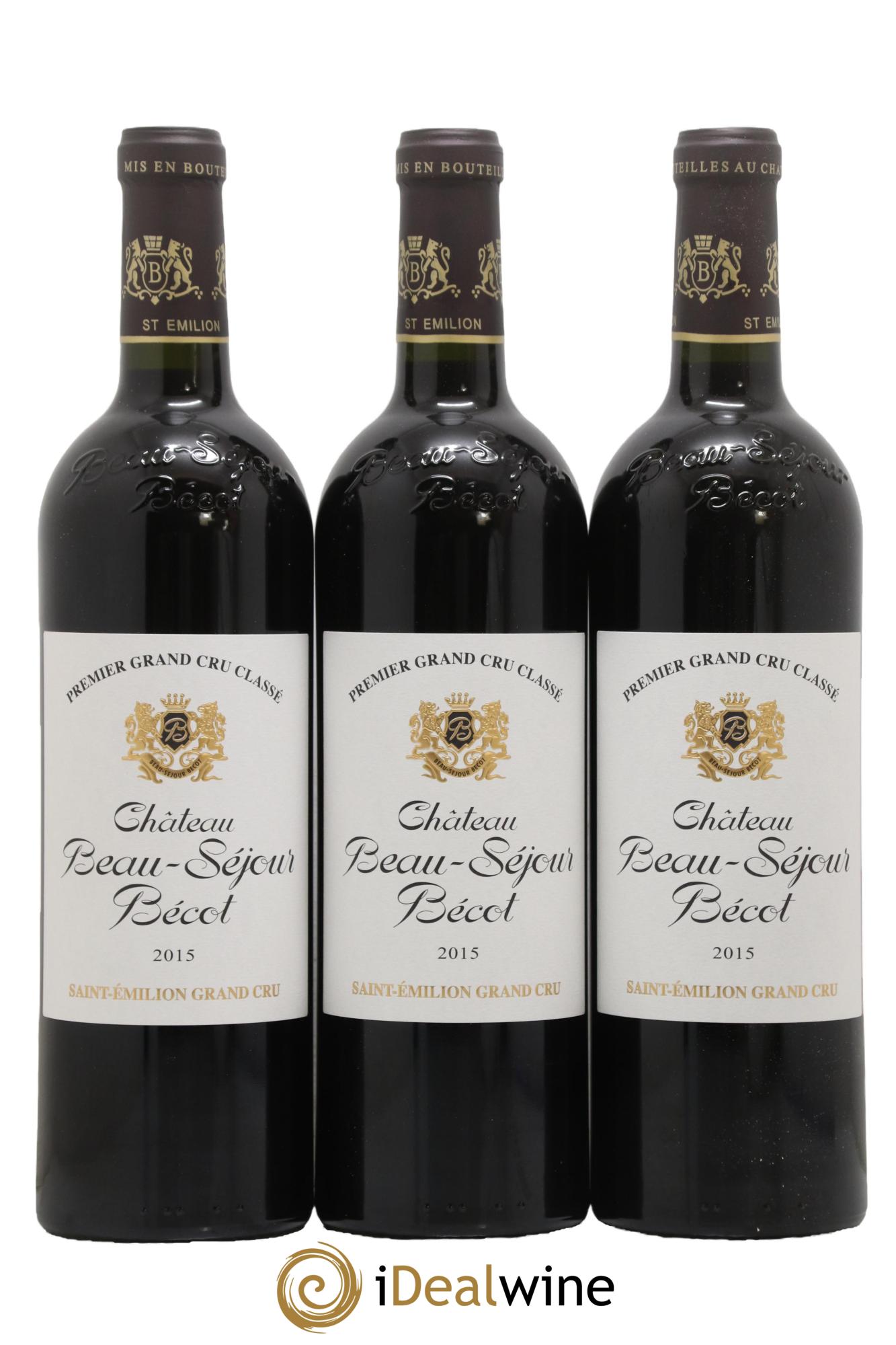 Château Beau-Séjour Bécot 1er Grand Cru Classé B 2015 - Lot de 6 bouteilles - 2