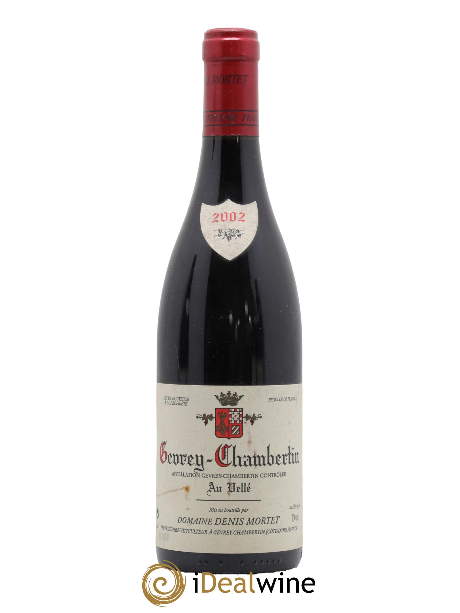 Gevrey-Chambertin Au Vellé Denis Mortet (Domaine)  2002 - Posten von 1 Flasche - 0