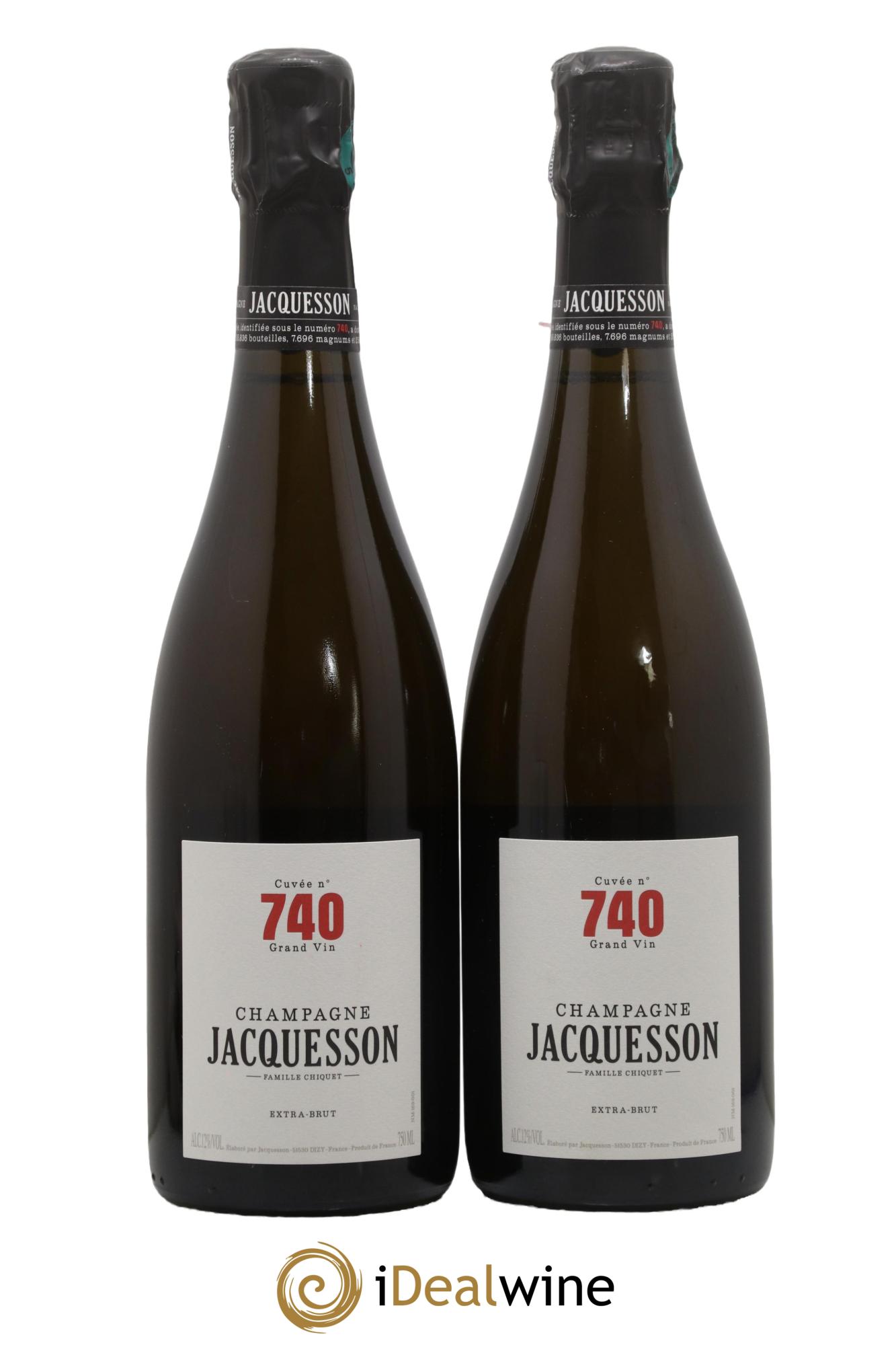 Cuvée 740 Extra Brut Jacquesson  - Lot of 2 bottles - 0