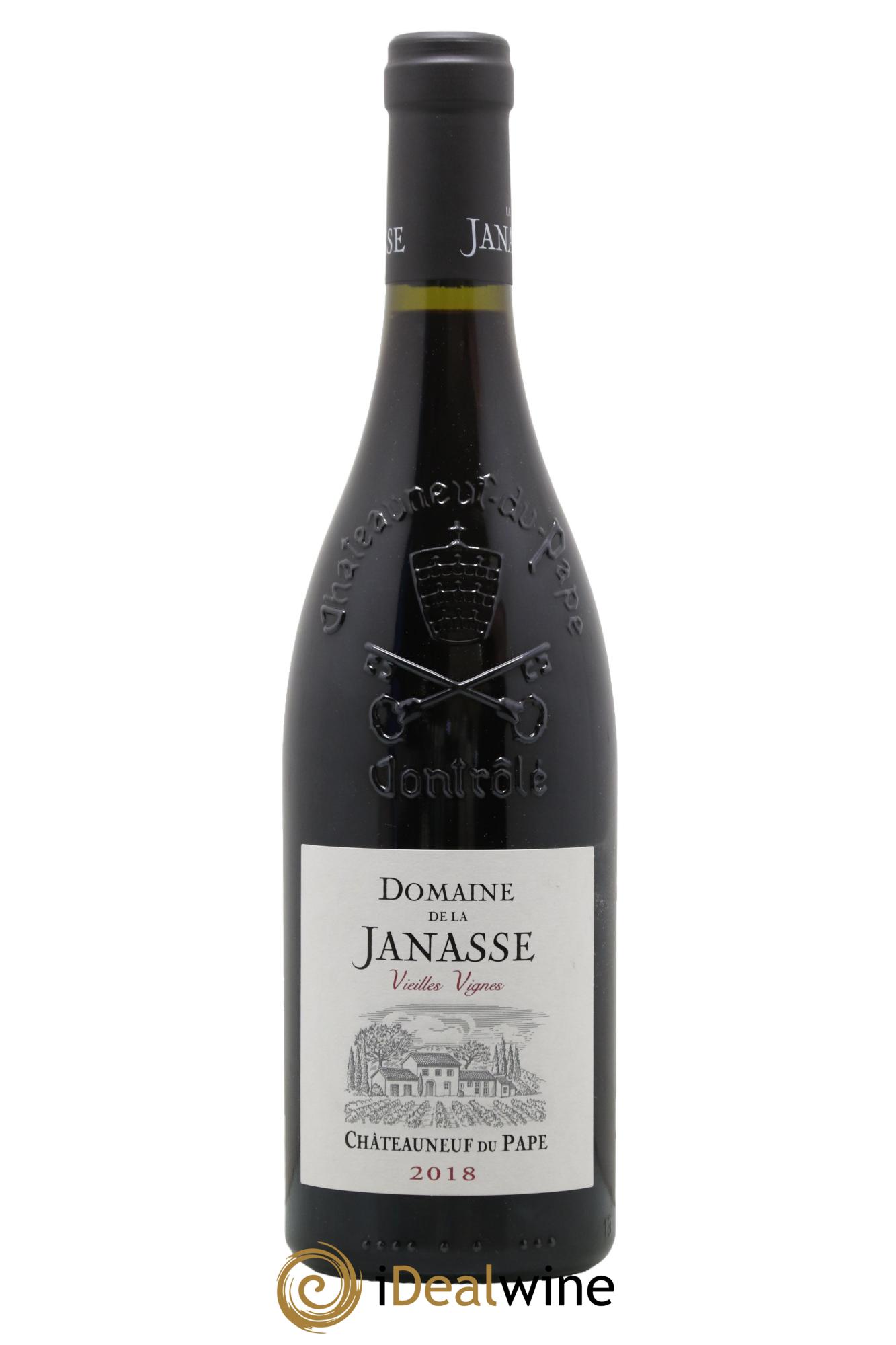 Châteauneuf-du-Pape Cuvée Vieilles Vignes La Janasse (Domaine de) 2018 - Posten von 1 Flasche - 0