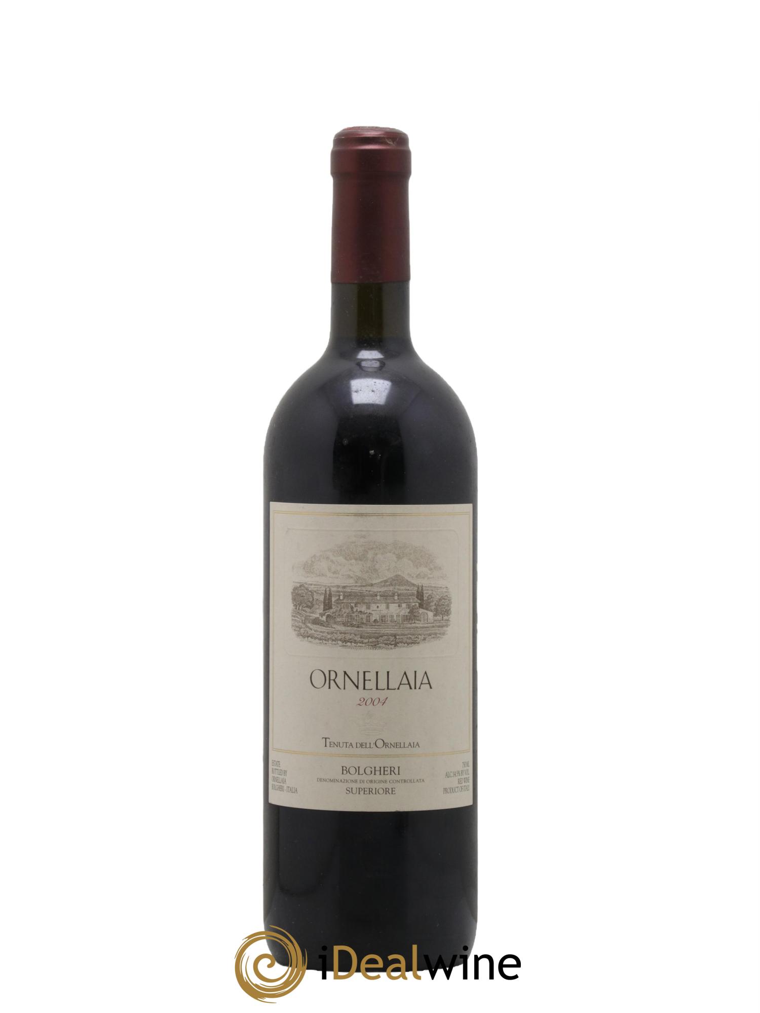 Bolgheri DOC Superiore Ornellaia Tenuta Dell'Ornellaia - Frescobaldi 2004 - Posten von 1 Flasche - 0