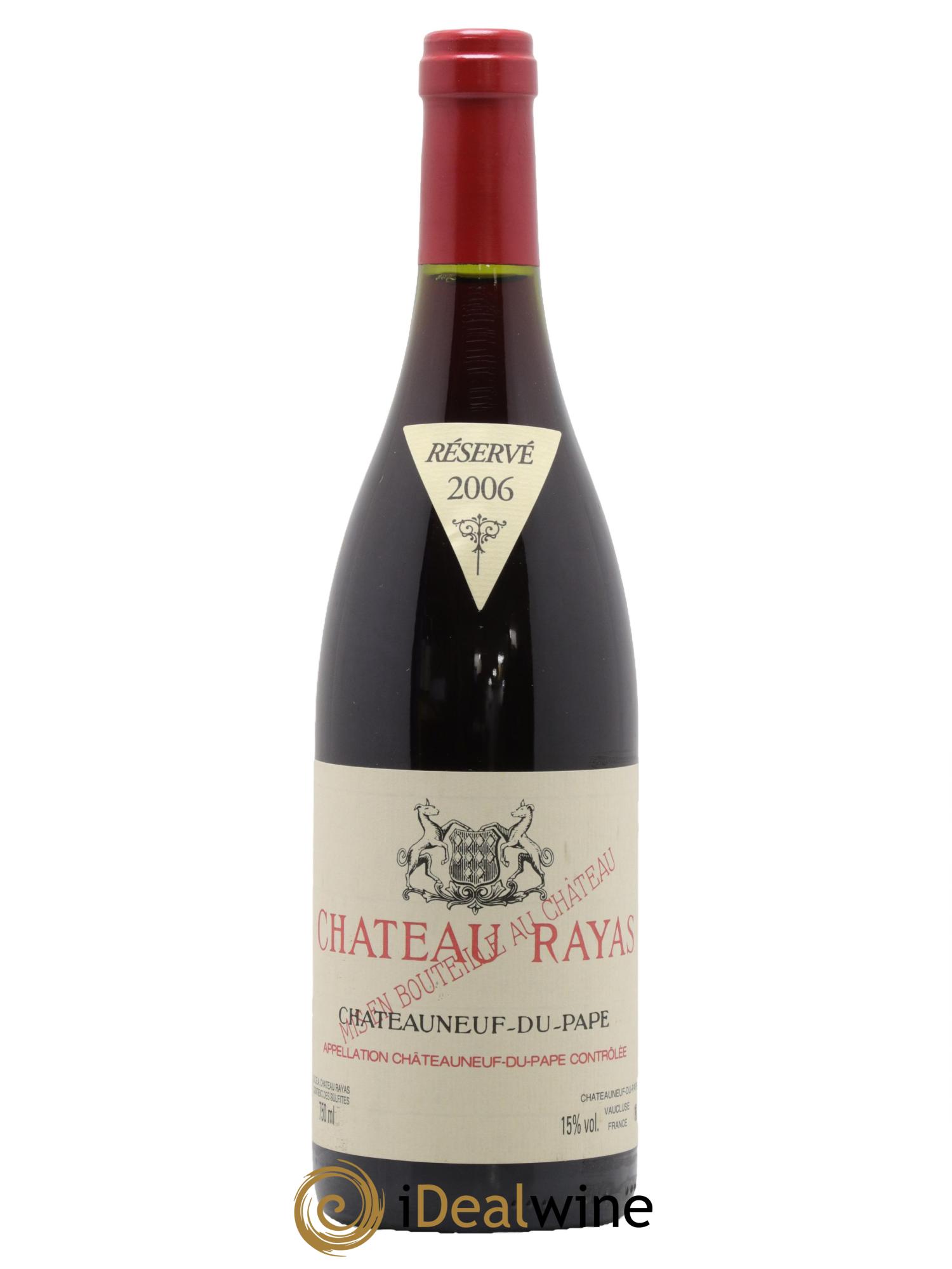 Châteauneuf-du-Pape Château Rayas Emmanuel Reynaud 2006 - Lot de 1 bouteille - 0