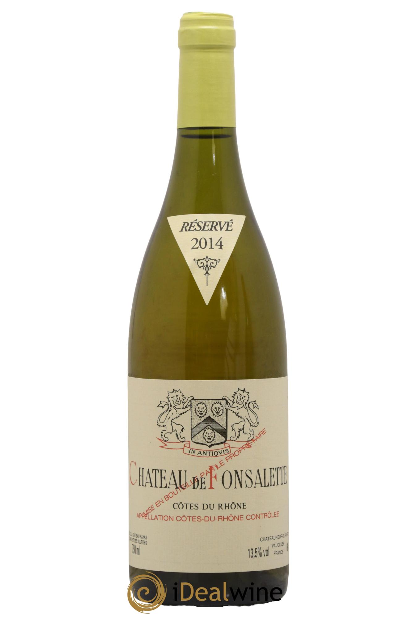 Côtes du Rhône Château de Fonsalette Emmanuel Reynaud 2014 - Lotto di 1 bottiglia - 0