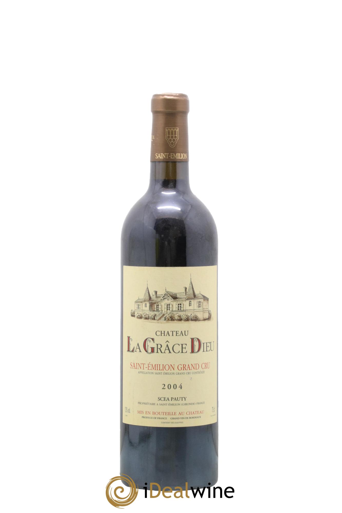 Château la Grâce Dieu 2004 - Lot of 1 bottle - 0