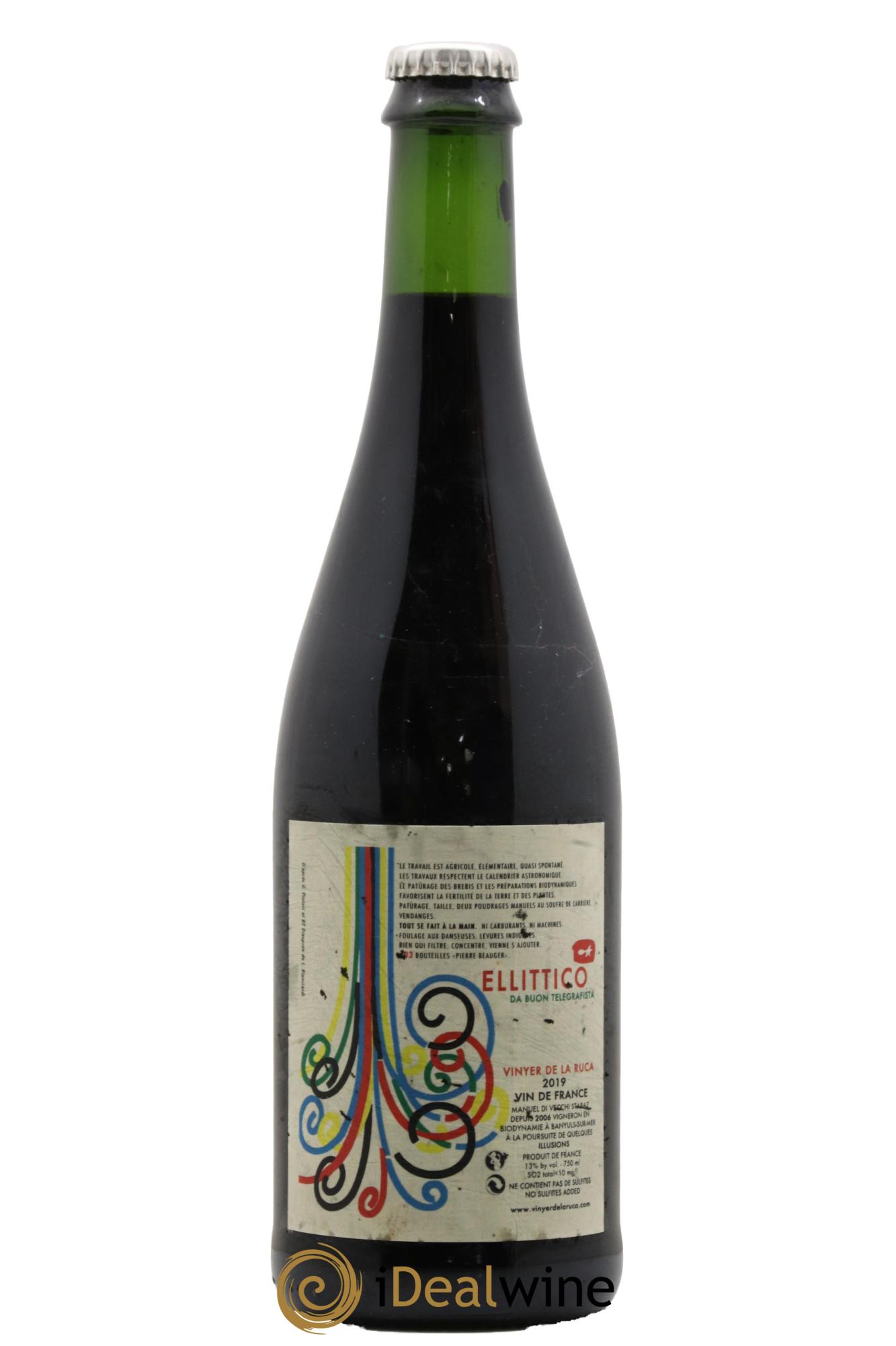 Vin de France Ellittico Vinyer de La Ruca 2019 - Lotto di 1 bottiglia - 0