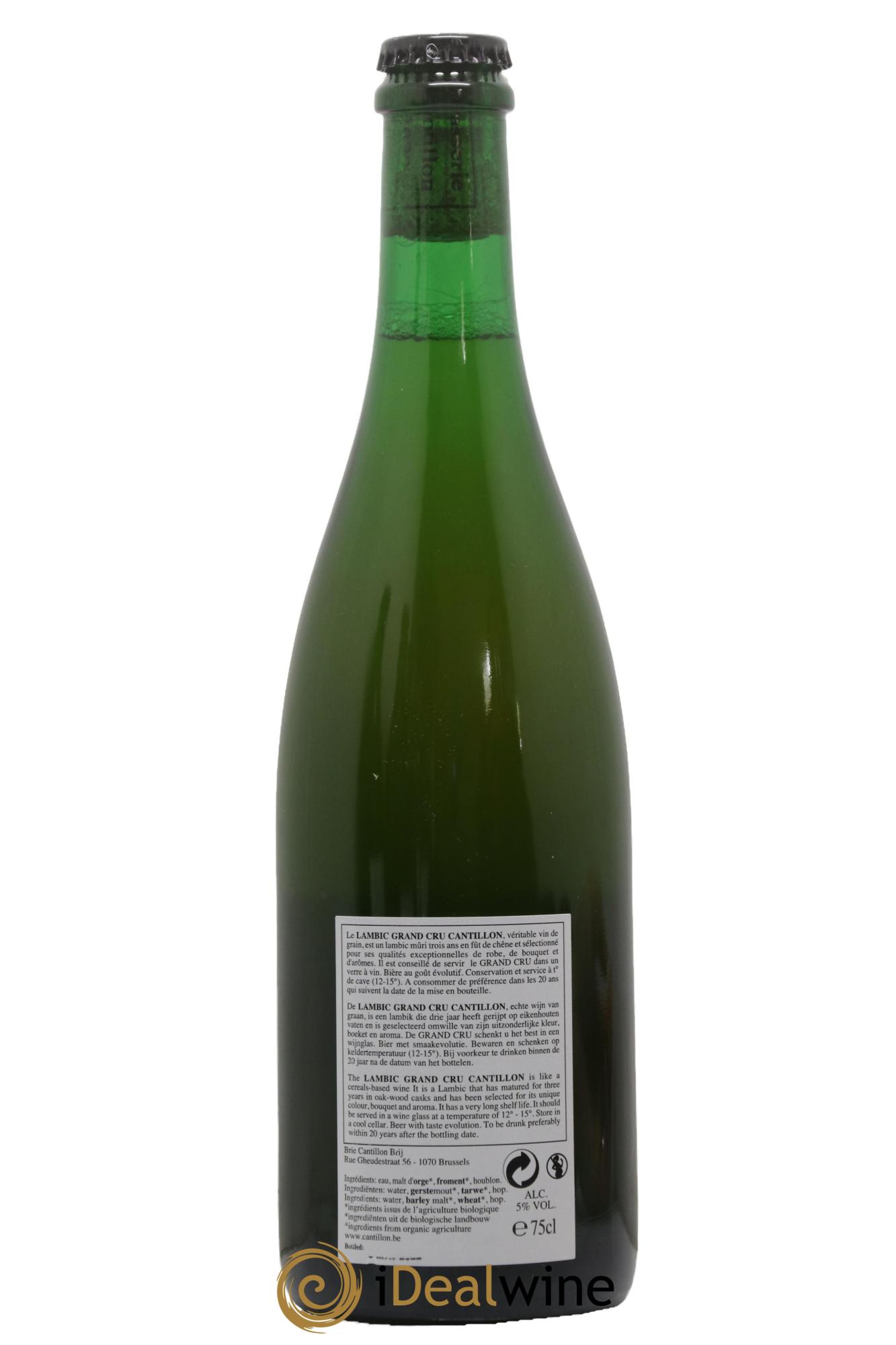 Bière Belgique Lambic Grand Cru Bruoscella Cantillon 18-19 - Lot de 1 bouteille - 1