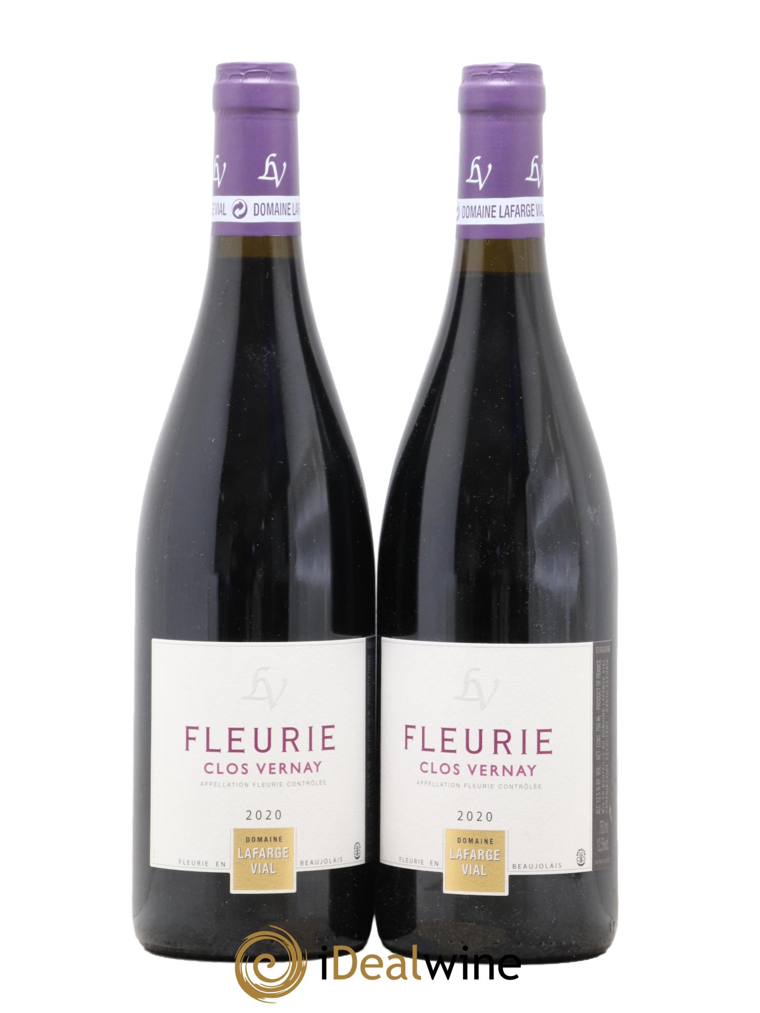 Fleurie Clos Vernay Lafarge-Vial 2020 - Lot de 2 bouteilles - 0