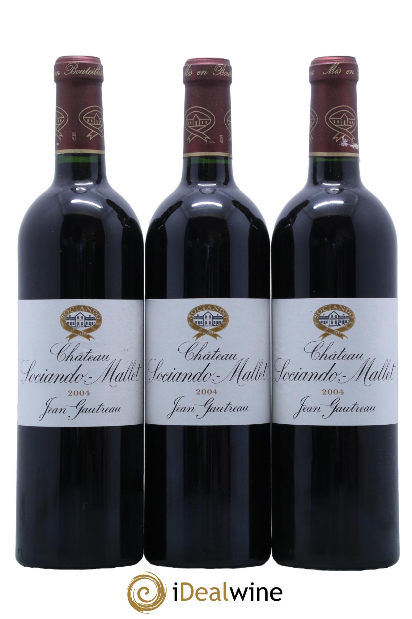 Château Sociando Mallet  2004 - Lot de 12 bouteilles - 4