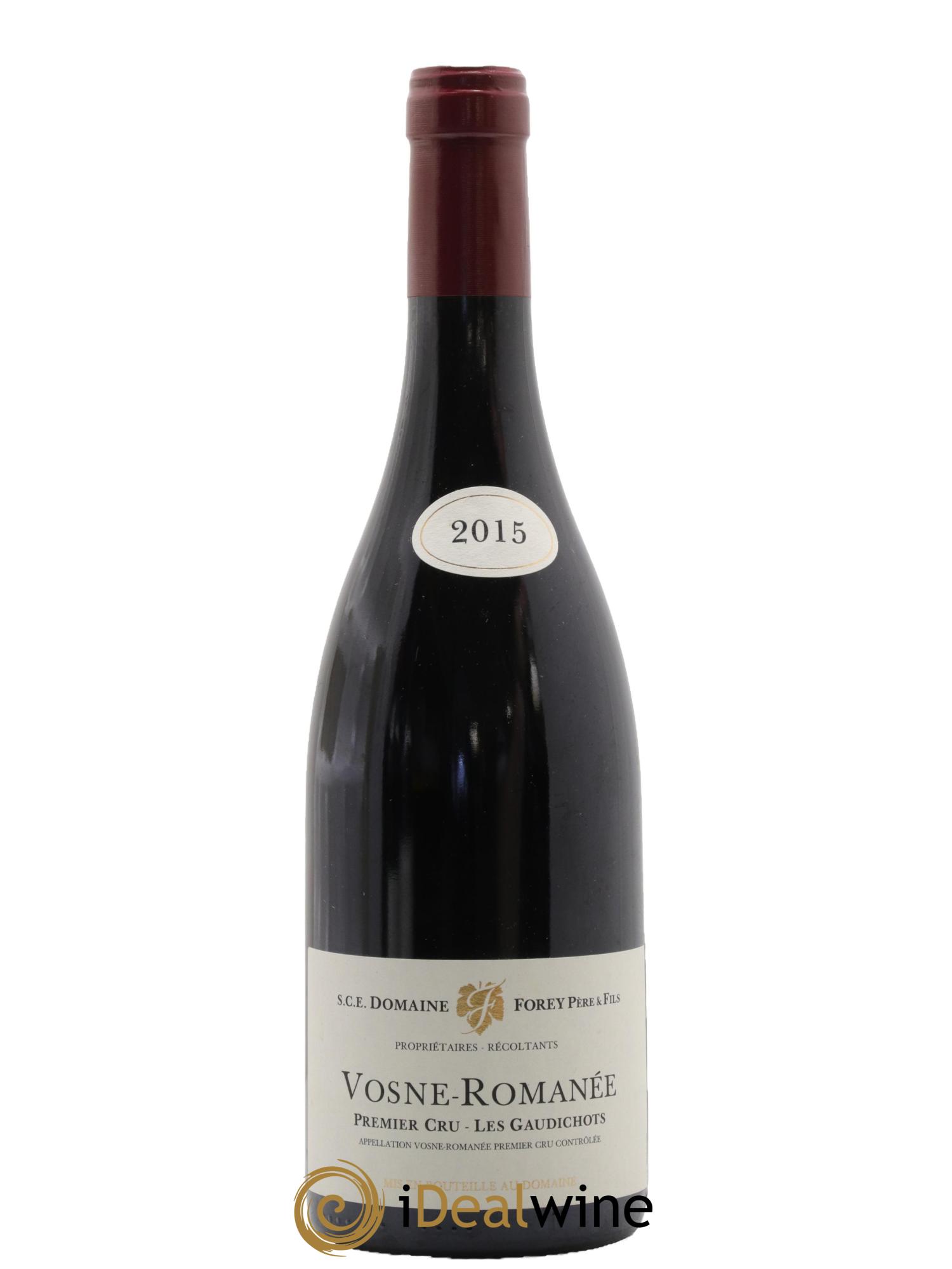 Vosne-Romanée 1er Cru Les Gaudichots Forey Père et Fils (Domaine) 2015 - Lotto di 1 bottiglia - 0