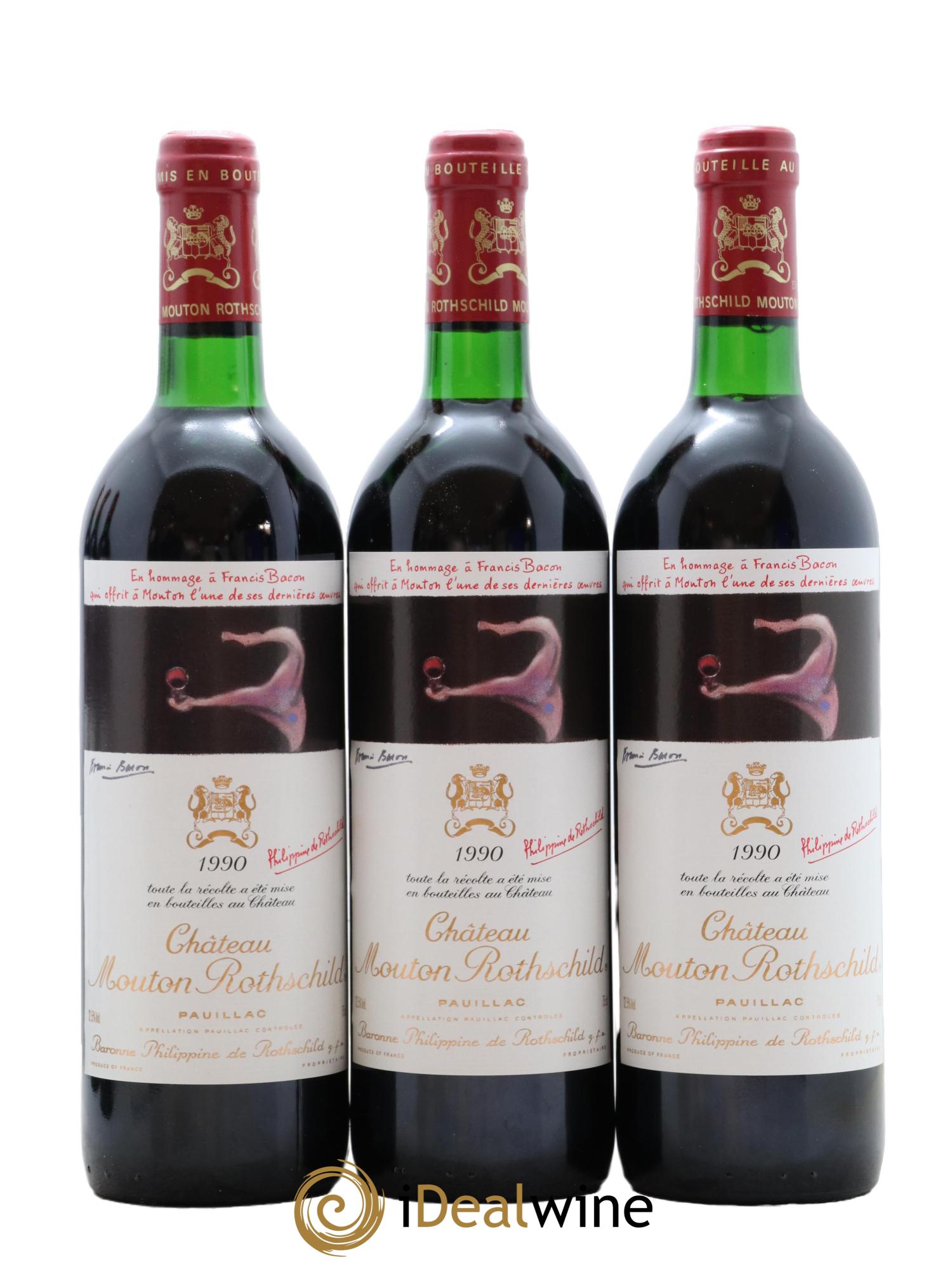 Château Mouton Rothschild 1er Grand Cru Classé 1990 - Lot of 12 bottles - 5