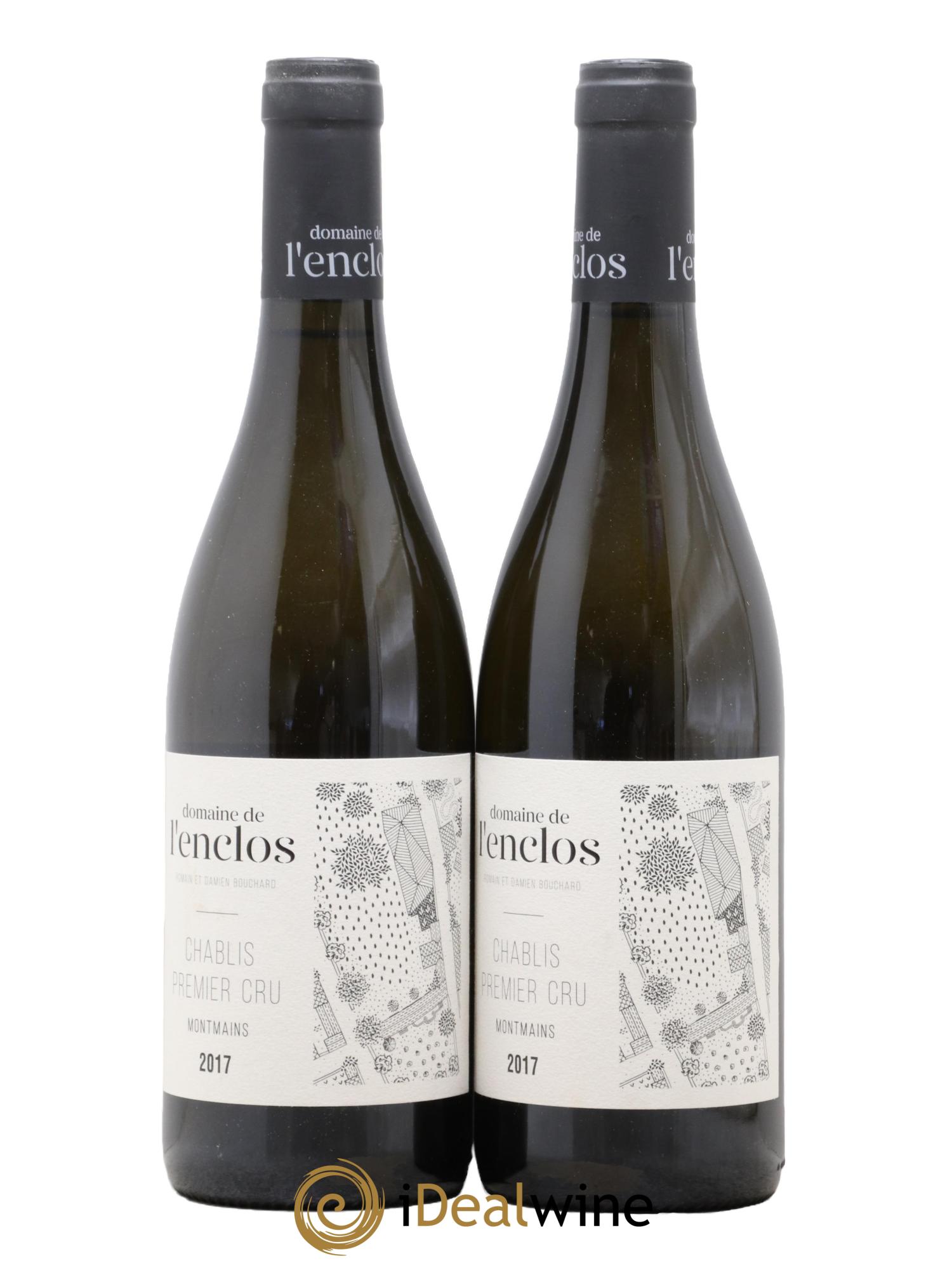 Chablis 1er Cru Montmains Domaine de l'Enclos  2017 - Lotto di 2 bottiglie - 0