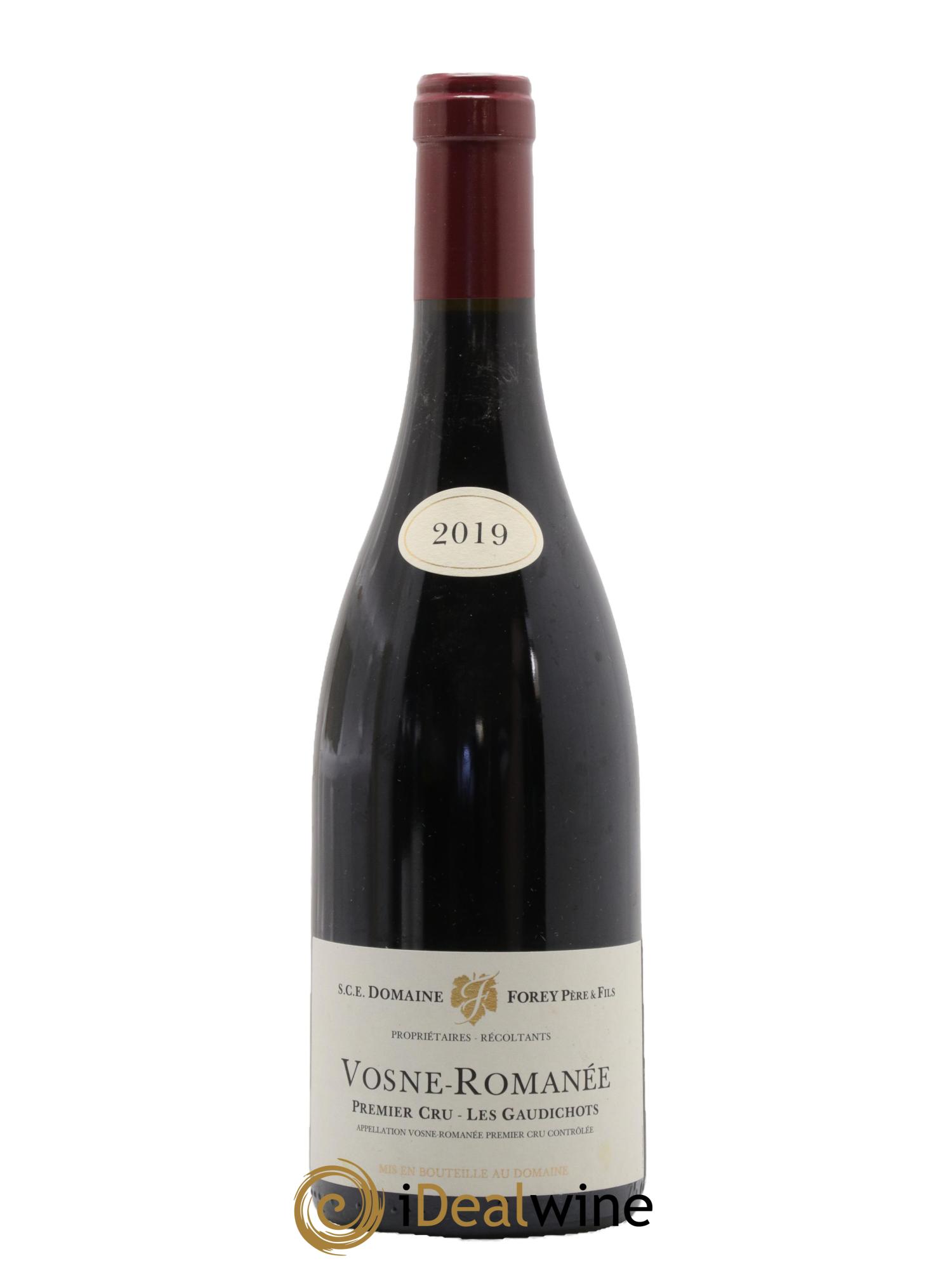 Vosne-Romanée 1er Cru Les Gaudichots Forey Père et Fils (Domaine) 2019 - Lot of 1 bottle - 0