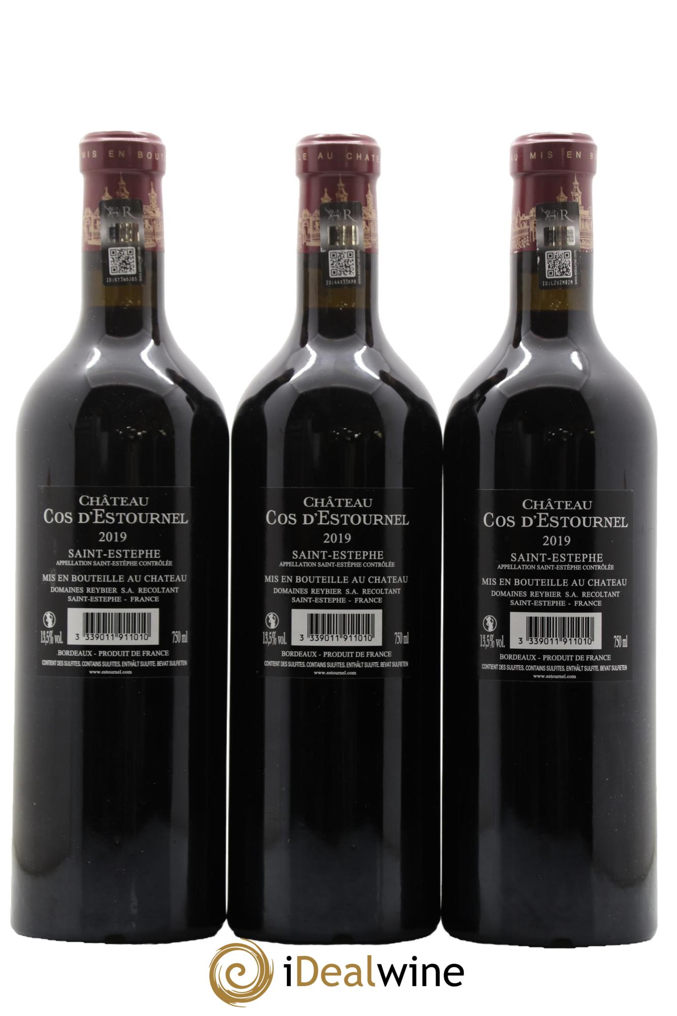 Cos d'Estournel 2ème Grand Cru Classé 2019 - Lot de 6 bouteilles - 2