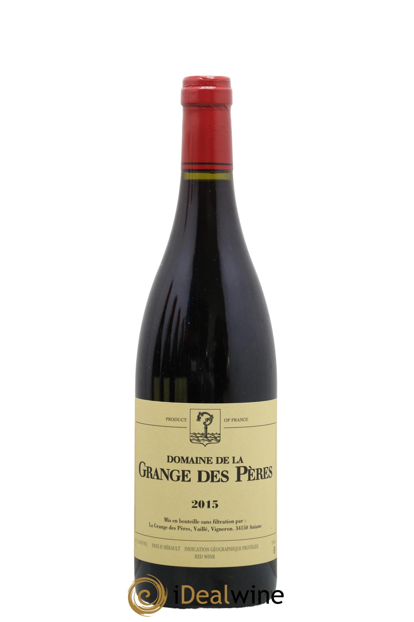 IGP Pays d'Hérault Grange des Pères Laurent Vaillé 2015 - Lot de 1 bouteille - 0