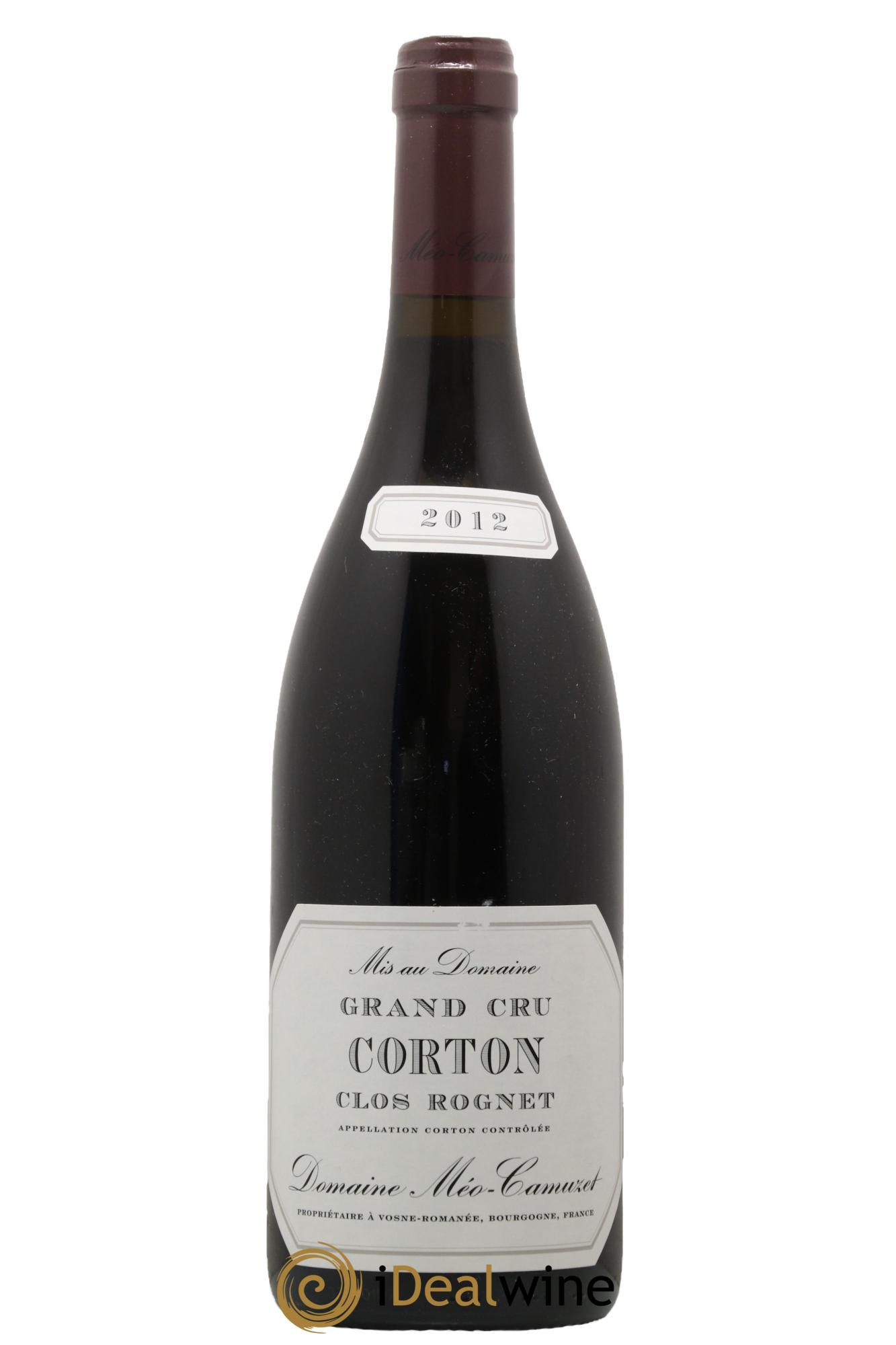 Corton Grand Cru Clos Rognet Méo-Camuzet (Domaine) 2012 - Posten von 1 Flasche - 0