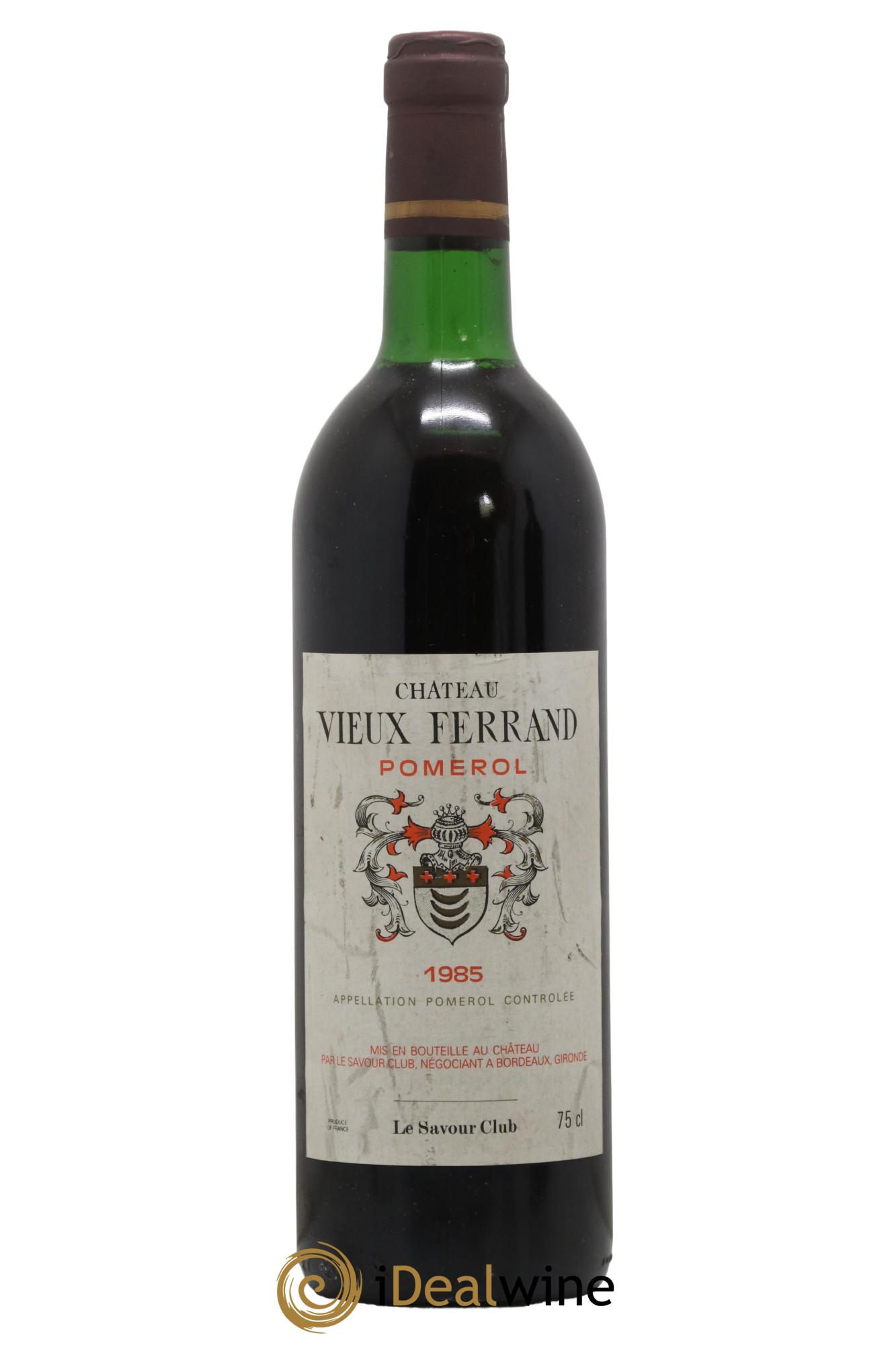 Pomerol Chateau Vieux Ferrand 1985 - Lot de 1 bouteille - 0