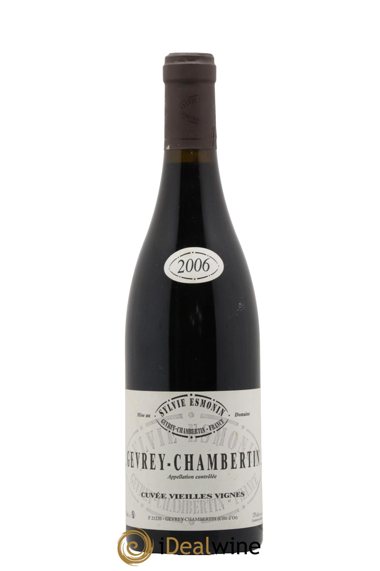 Gevrey-Chambertin Vieilles Vignes Sylvie Esmonin  2006 - Lot de 1 bouteille - 0