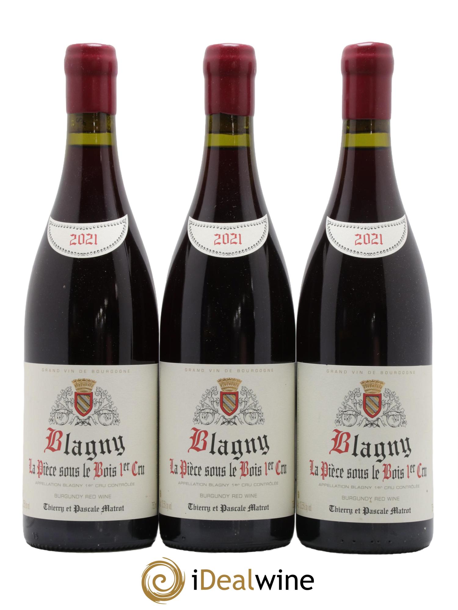 Blagny 1er Cru La Pièce sous le Bois Matrot (Domaine) 2021 - Posten von 3 Flaschen - 0