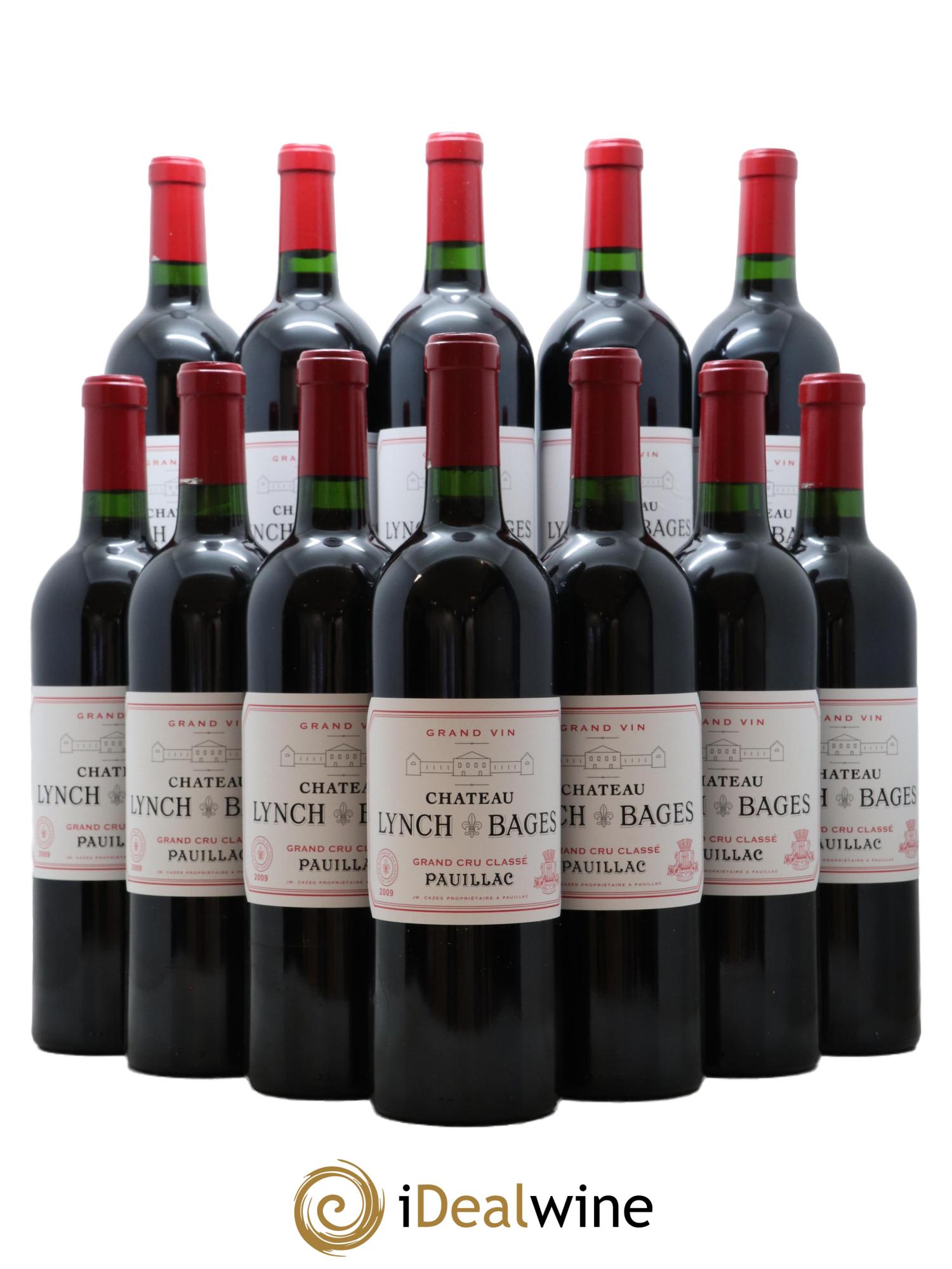 Château Lynch Bages 5ème Grand Cru Classé 2009 - Posten von 12 Flaschen - 0