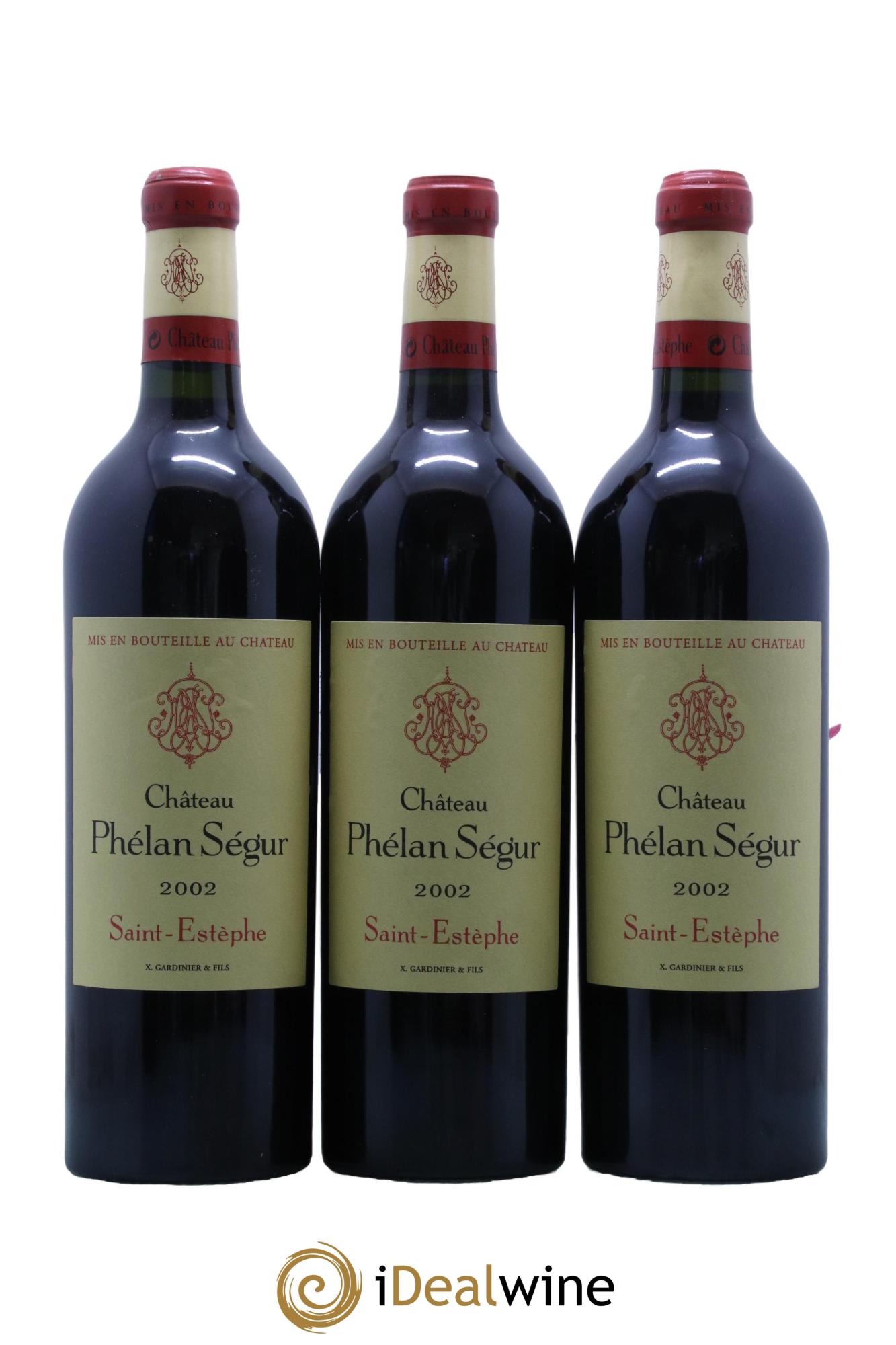 Château Phélan Ségur  2002 - Lot de 12 bouteilles - 2